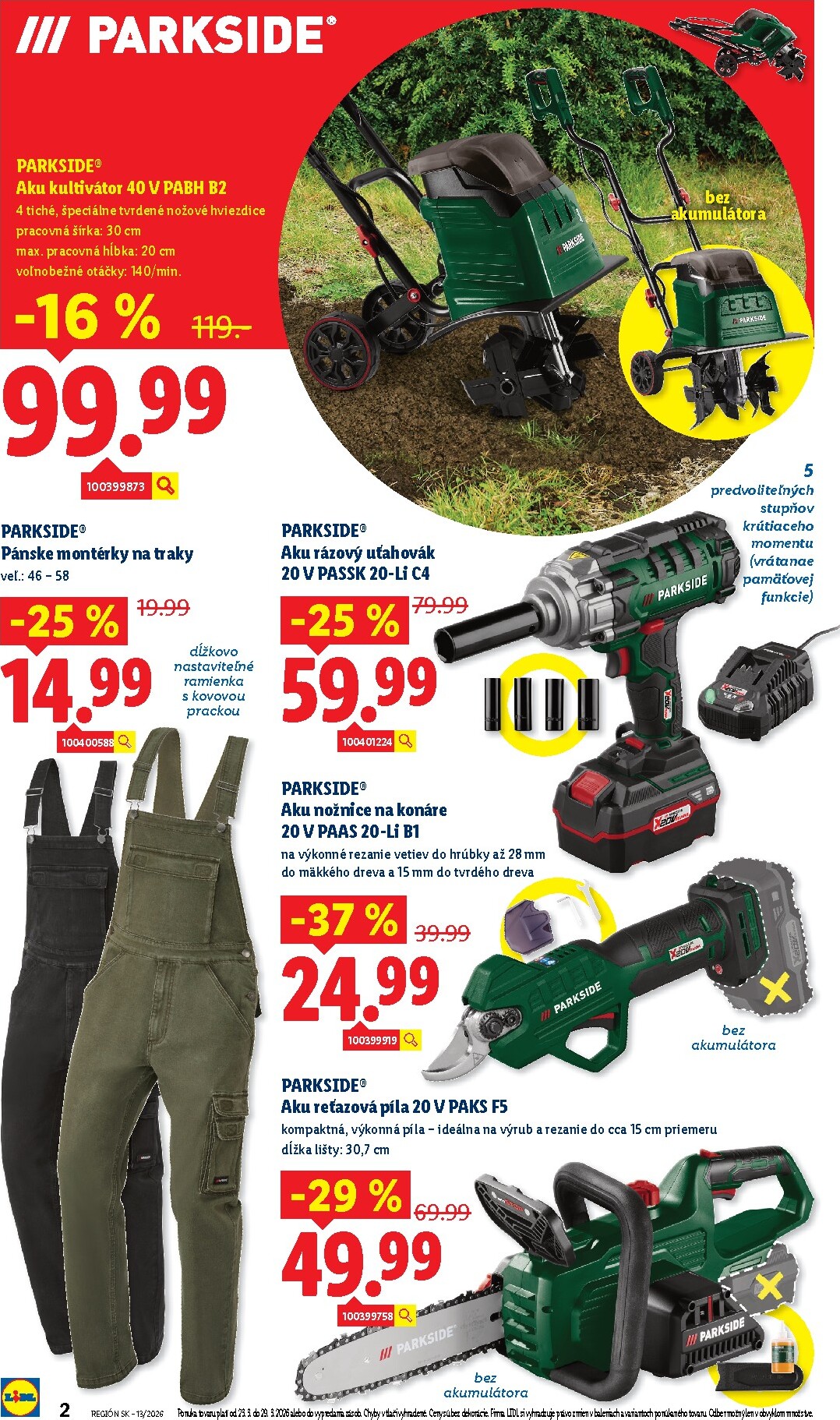 lidl - Leták Lidl - Spotrebný tovar platný od 23.03.2026 do 29.03.2026 - page: 2