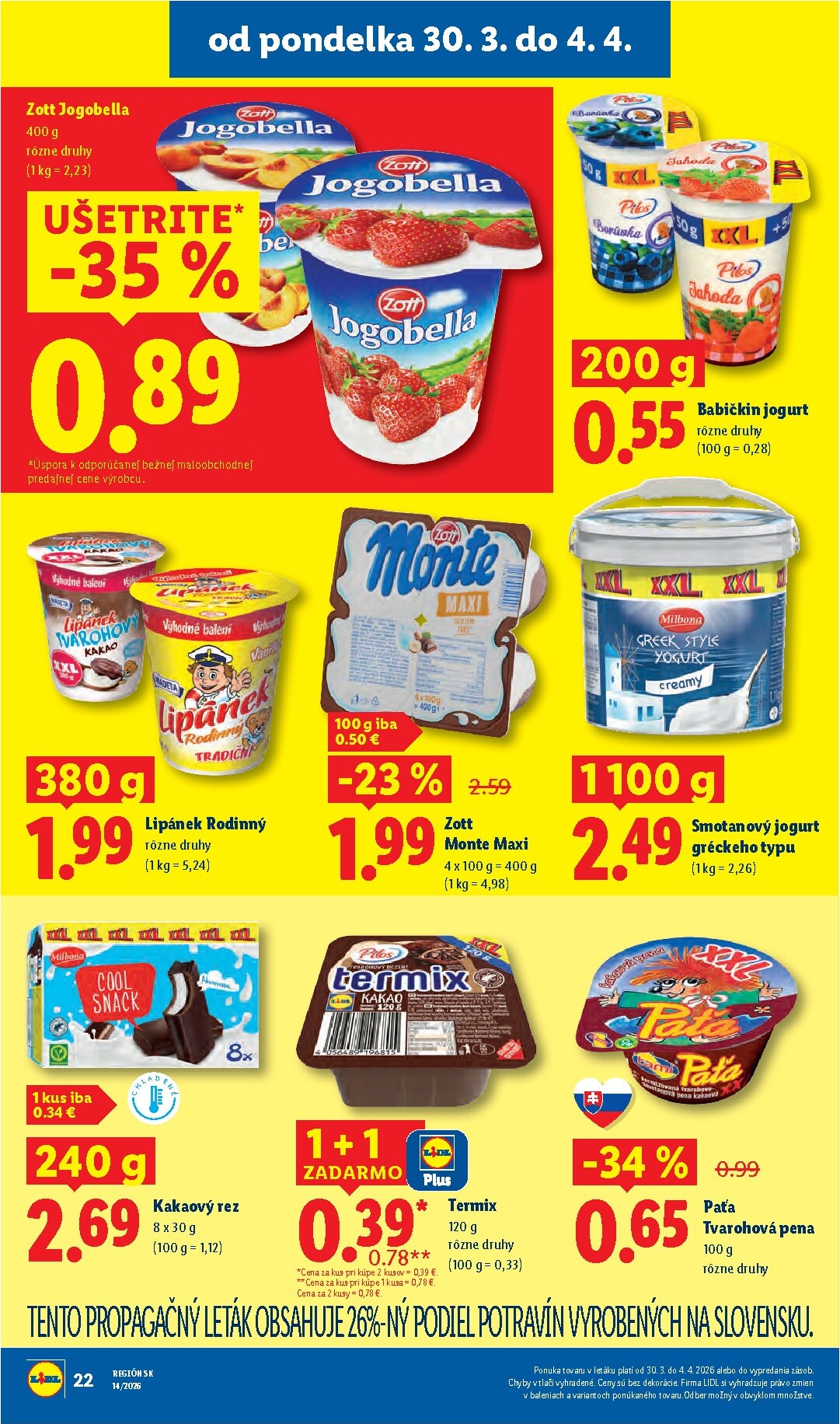 lidl - Leták Lidl platný od 30.03.2026 do 04.04.2026 - page: 26