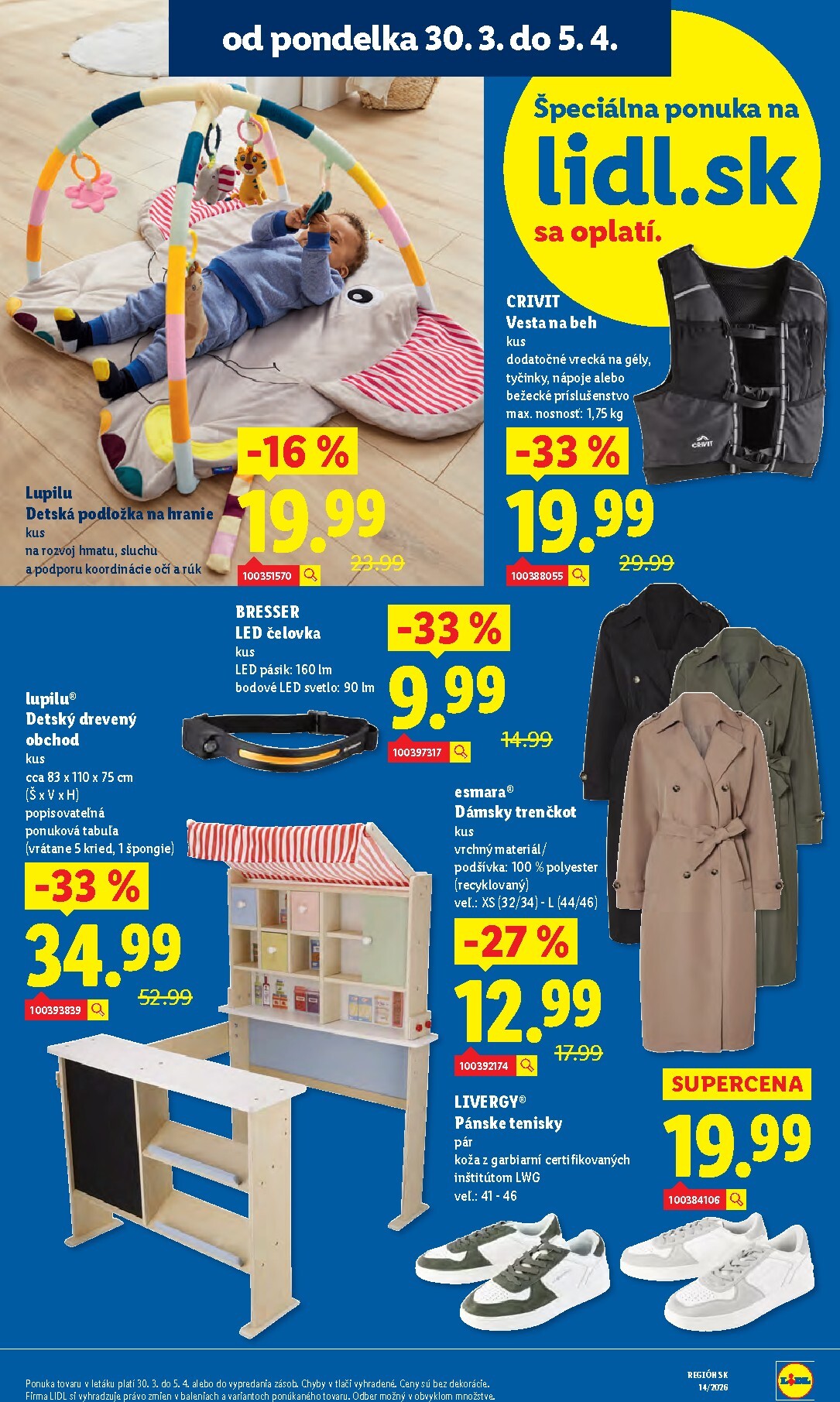 lidl - Leták Lidl platný od 30.03.2026 do 04.04.2026 - page: 72