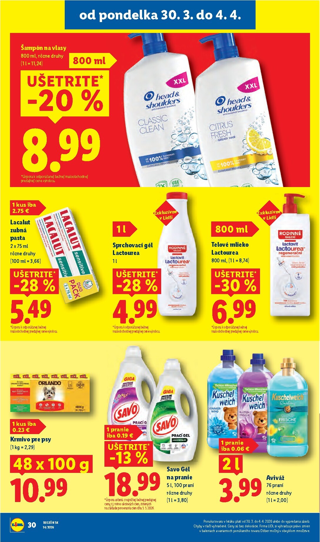 lidl - Leták Lidl platný od 30.03.2026 do 04.04.2026 - page: 38