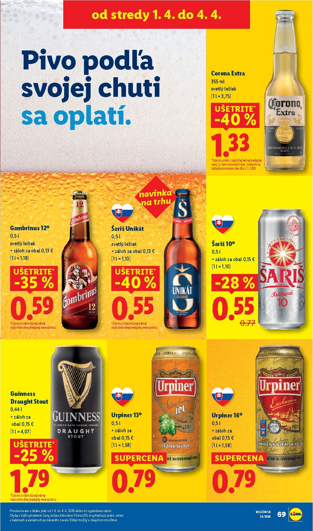 lidl - Leták Lidl platný od 30.03.2026 do 04.04.2026 - page: 89