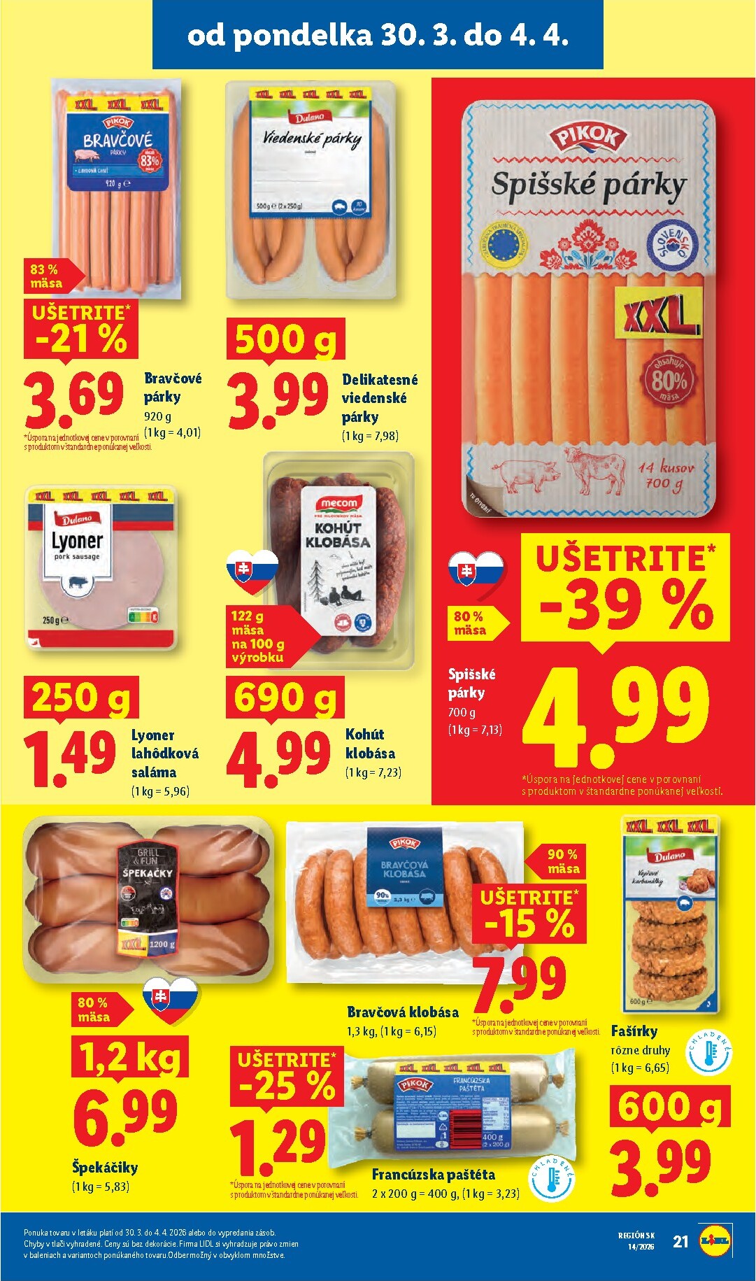 lidl - Leták Lidl platný od 30.03.2026 do 04.04.2026 - page: 25