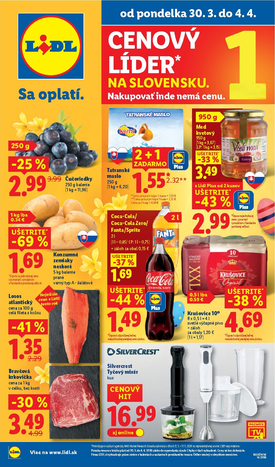 lidl - Leták Lidl platný od 30.03.2026 do 04.04.2026