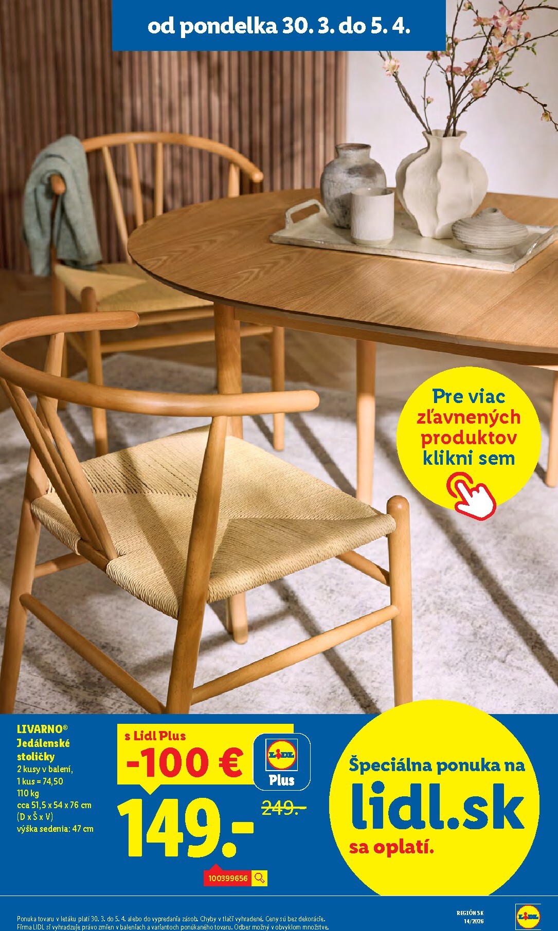 lidl - Leták Lidl platný od 30.03.2026 do 04.04.2026 - page: 71