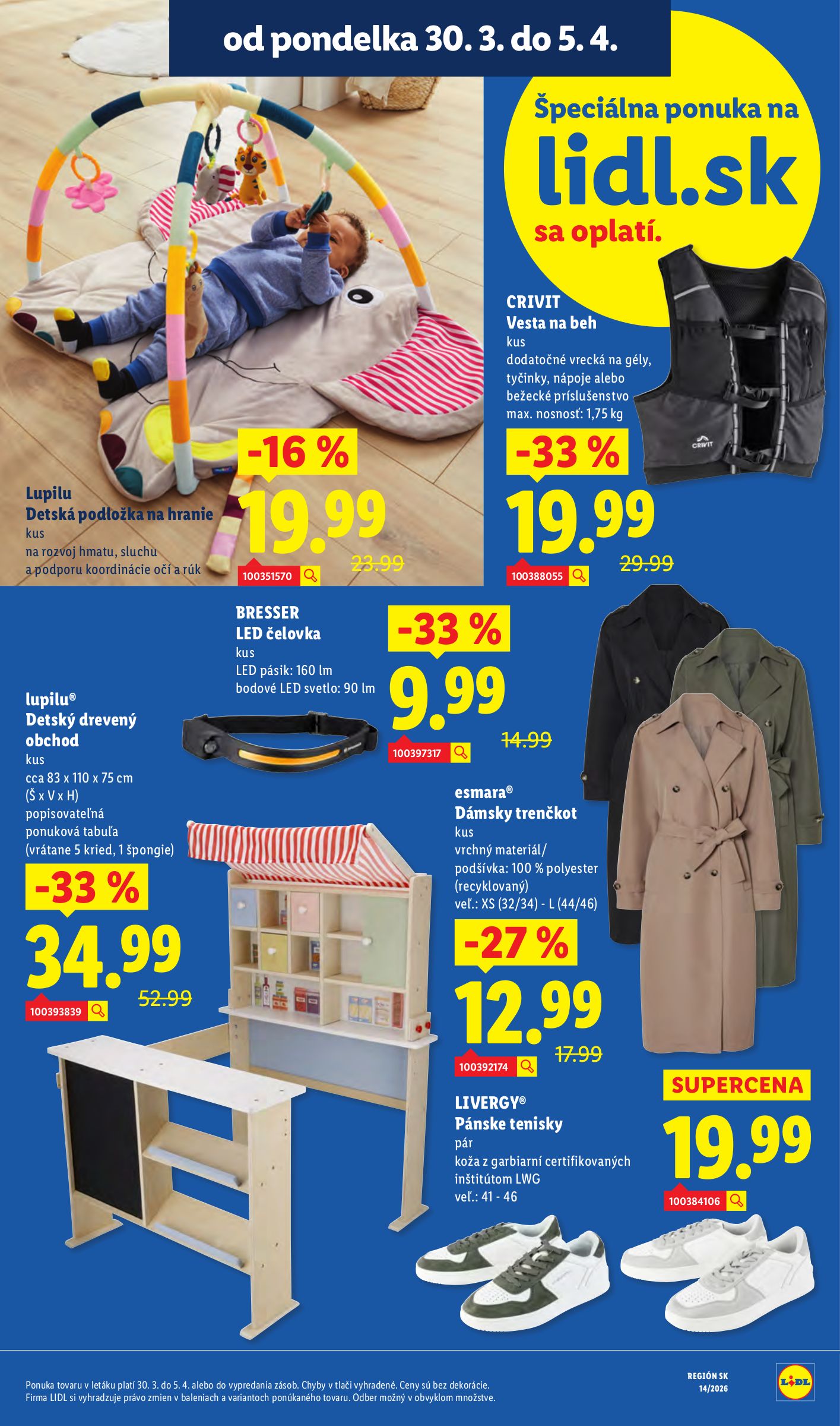 lidl - Leták Lidl platný od 01.04.2026 do 04.04.2026 - page: 102