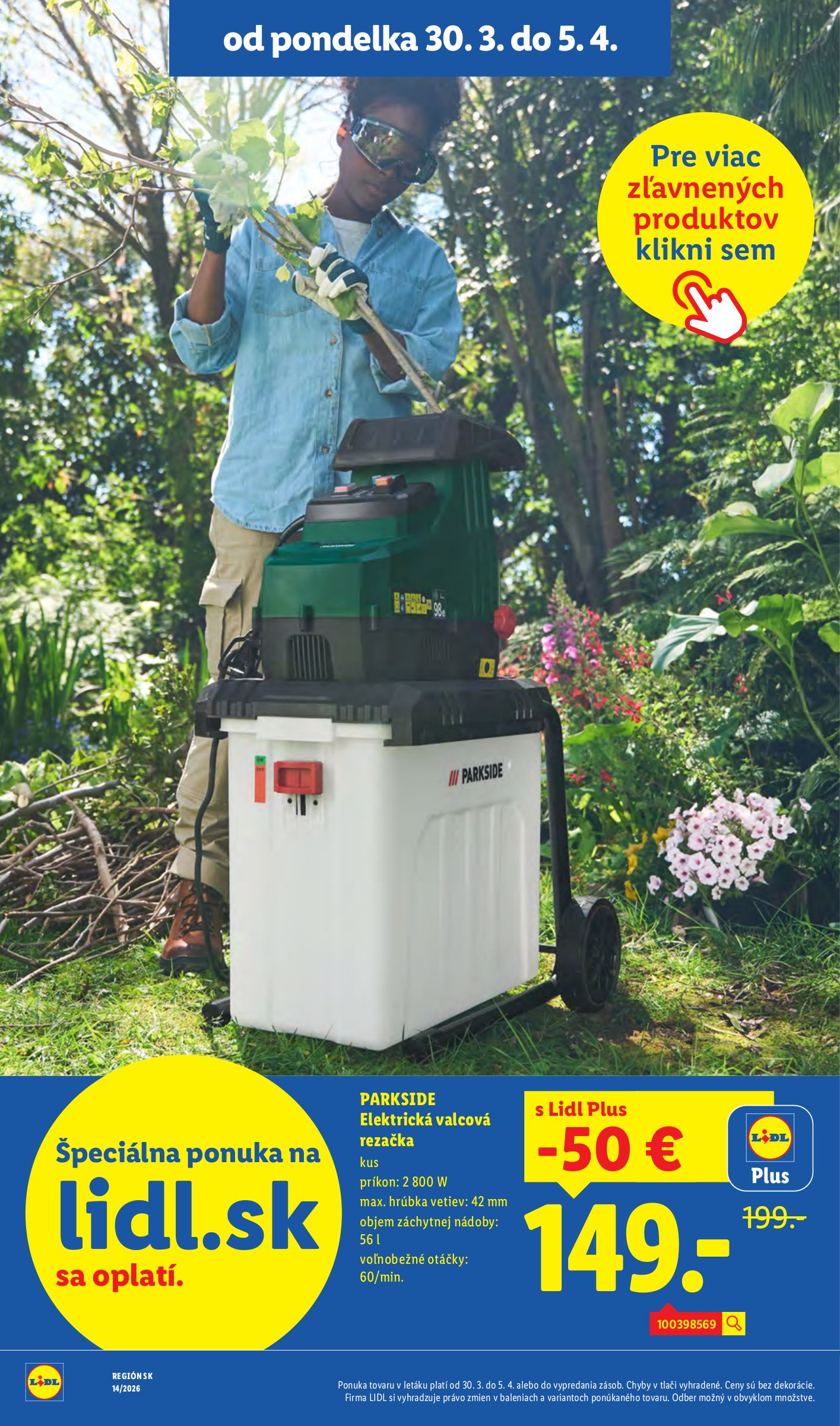 lidl - Leták Lidl platný od 01.04.2026 do 04.04.2026 - page: 100