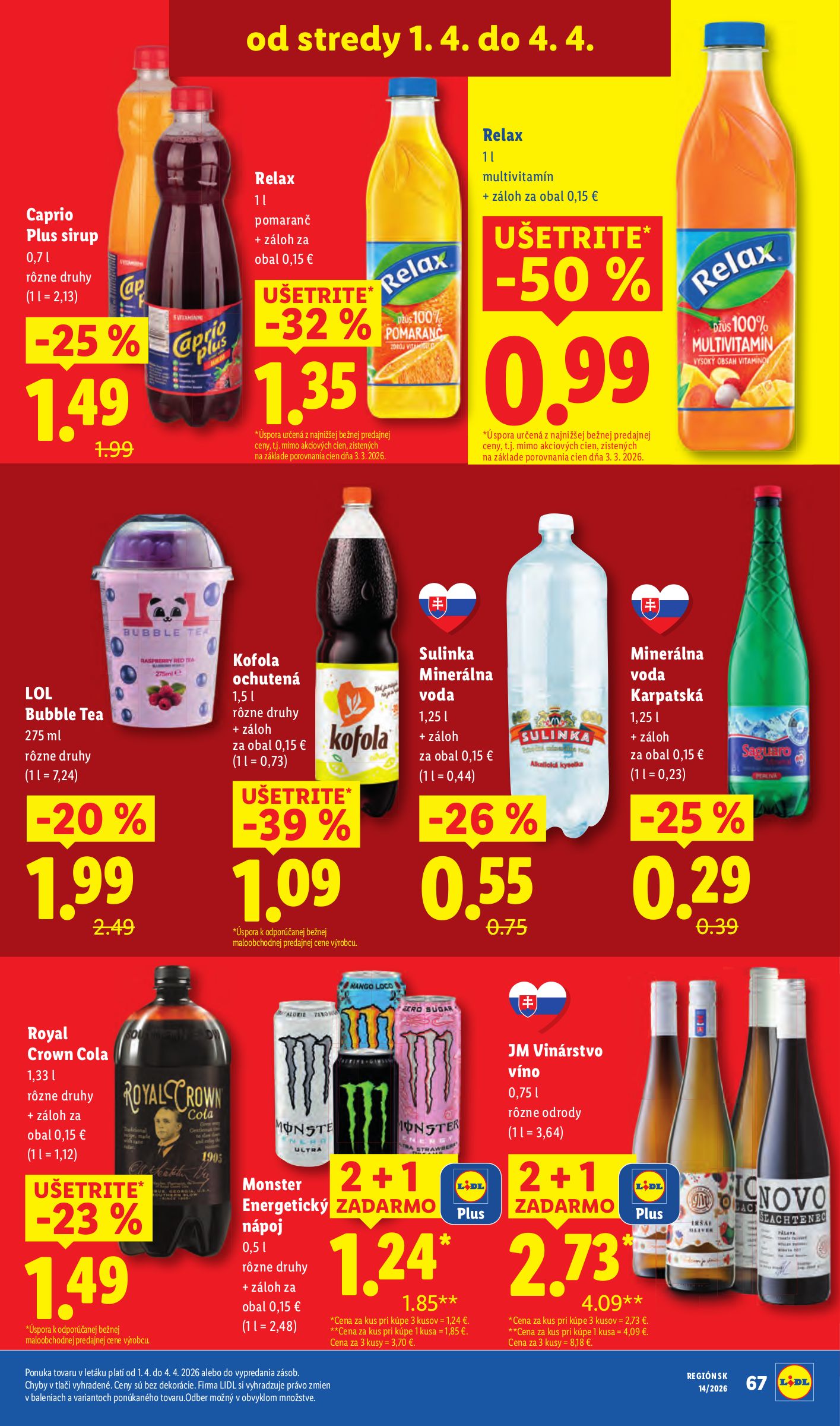 lidl - Leták Lidl platný od 01.04.2026 do 04.04.2026 - page: 35