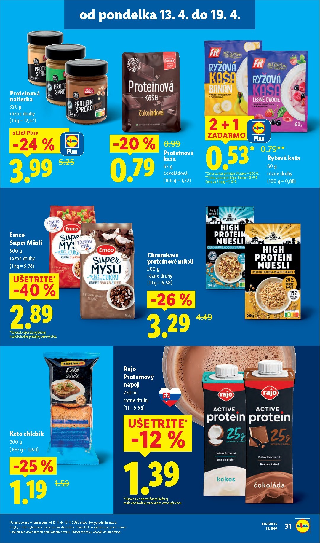 lidl - Nový leták Lidl platný od pondelka, 13.04.2026 do nedele, 19.04.2026 - page: 33