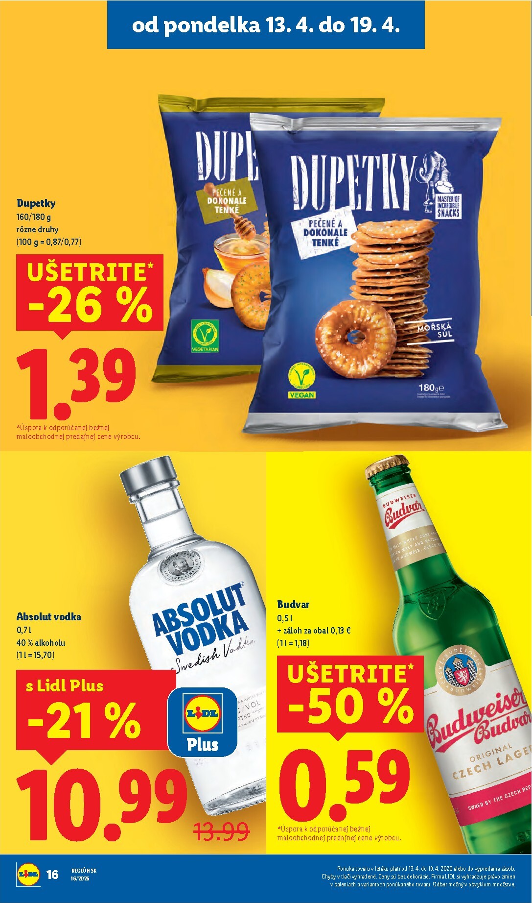 lidl - Nový leták Lidl platný od pondelka, 13.04.2026 do nedele, 19.04.2026 - page: 18