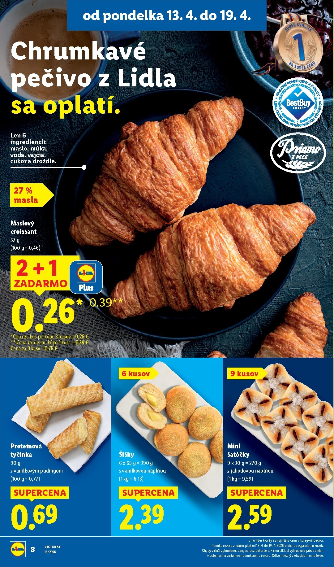 lidl - Nový leták Lidl platný od pondelka, 13.04.2026 do nedele, 19.04.2026 - page: 8