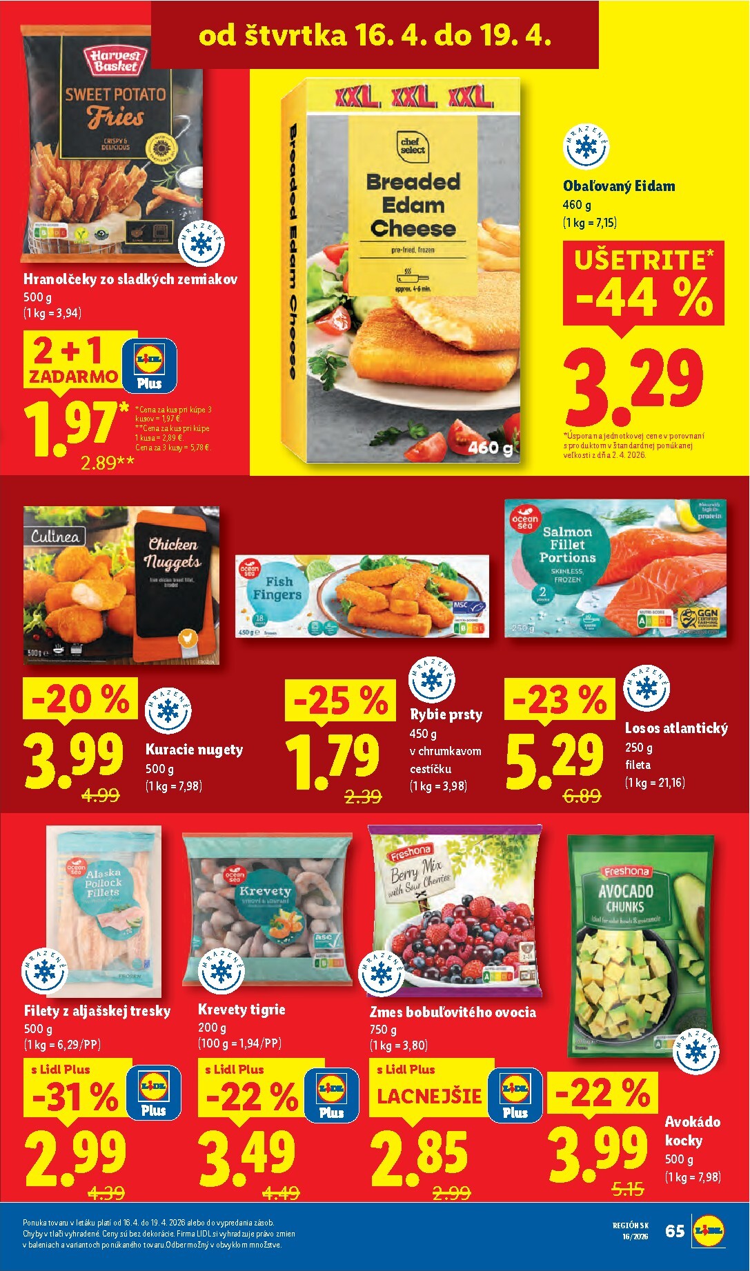 lidl - Nový leták Lidl platný od pondelka, 13.04.2026 do nedele, 19.04.2026 - page: 63