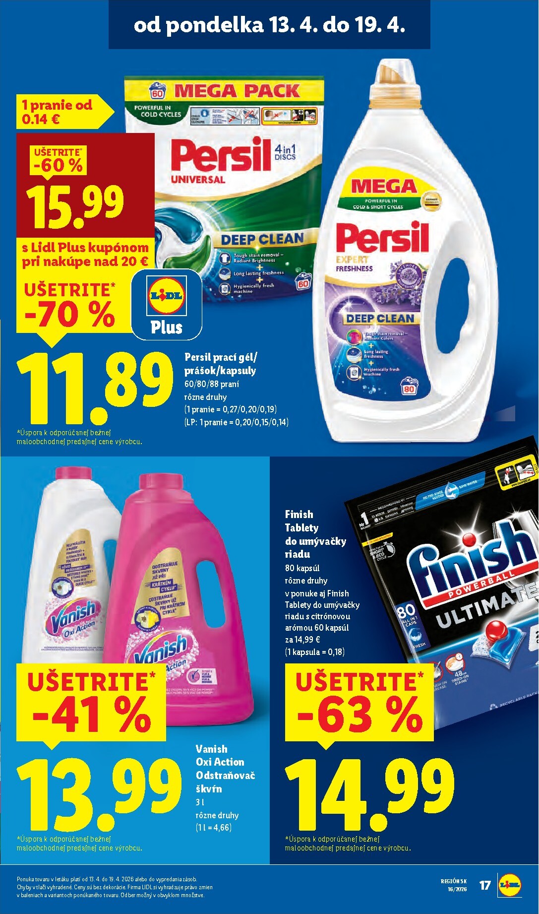 lidl - Nový leták Lidl platný od pondelka, 13.04.2026 do nedele, 19.04.2026 - page: 19