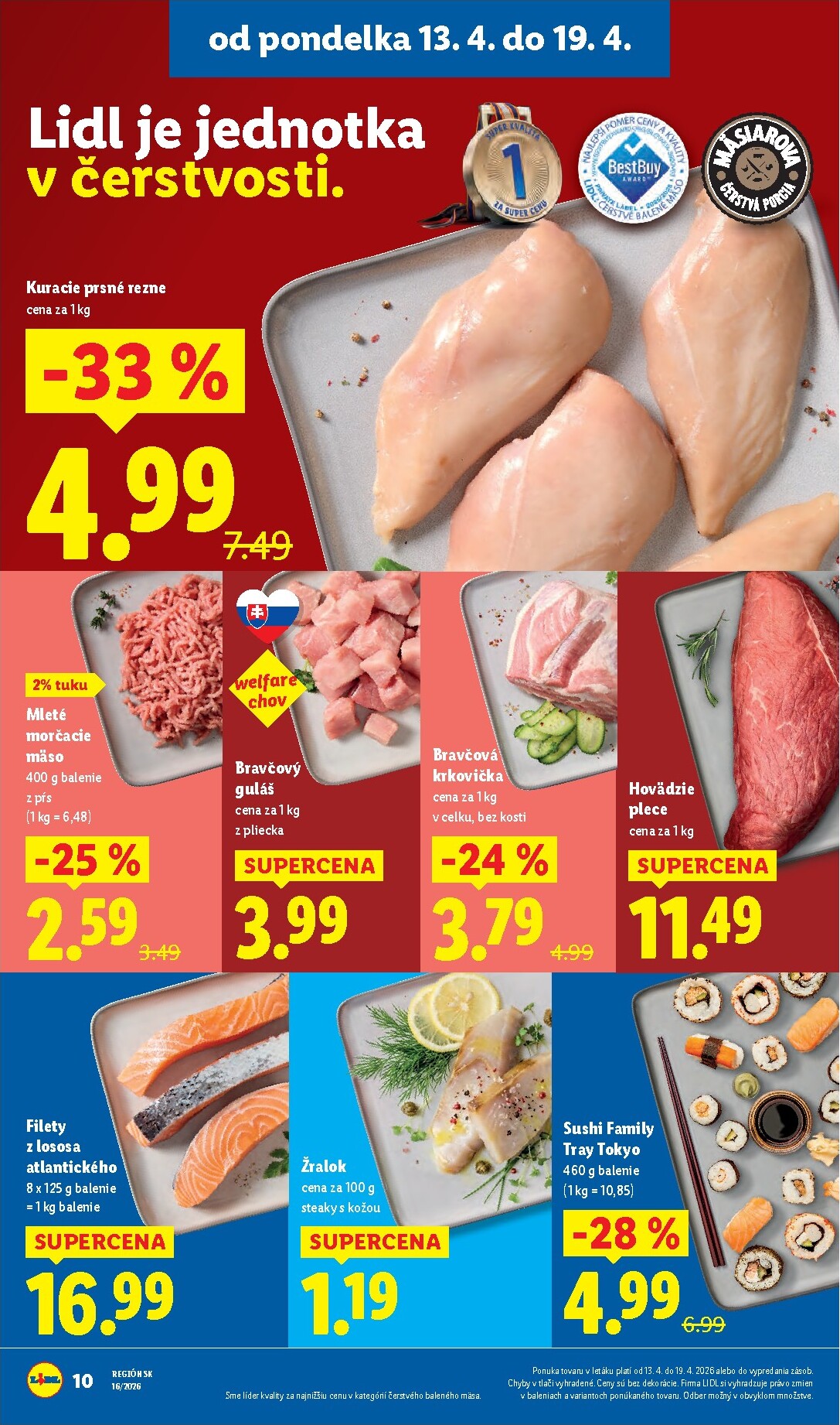 lidl - Nový leták Lidl platný od pondelka, 13.04.2026 do nedele, 19.04.2026 - page: 10