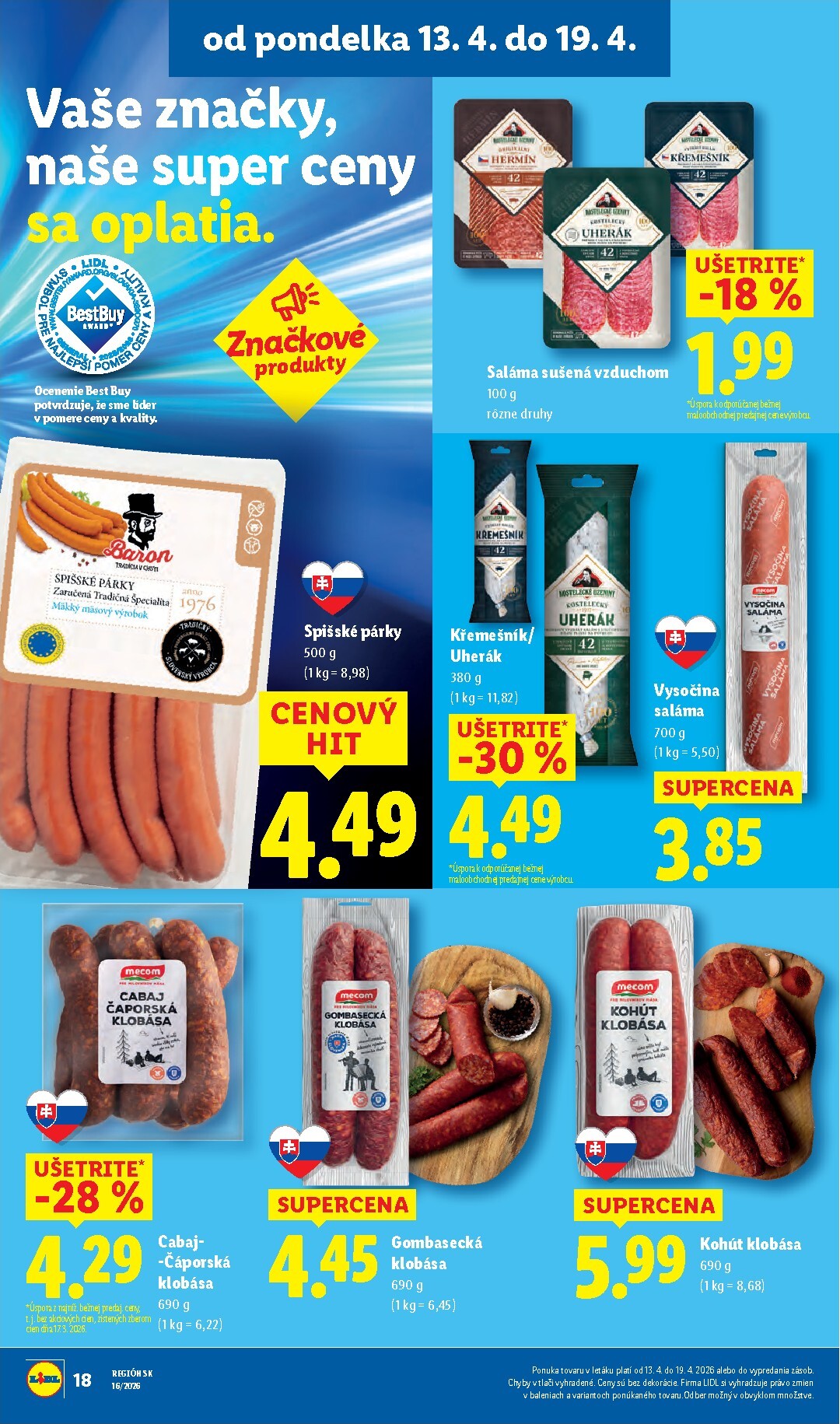 lidl - Nový leták Lidl platný od pondelka, 13.04.2026 do nedele, 19.04.2026 - page: 20