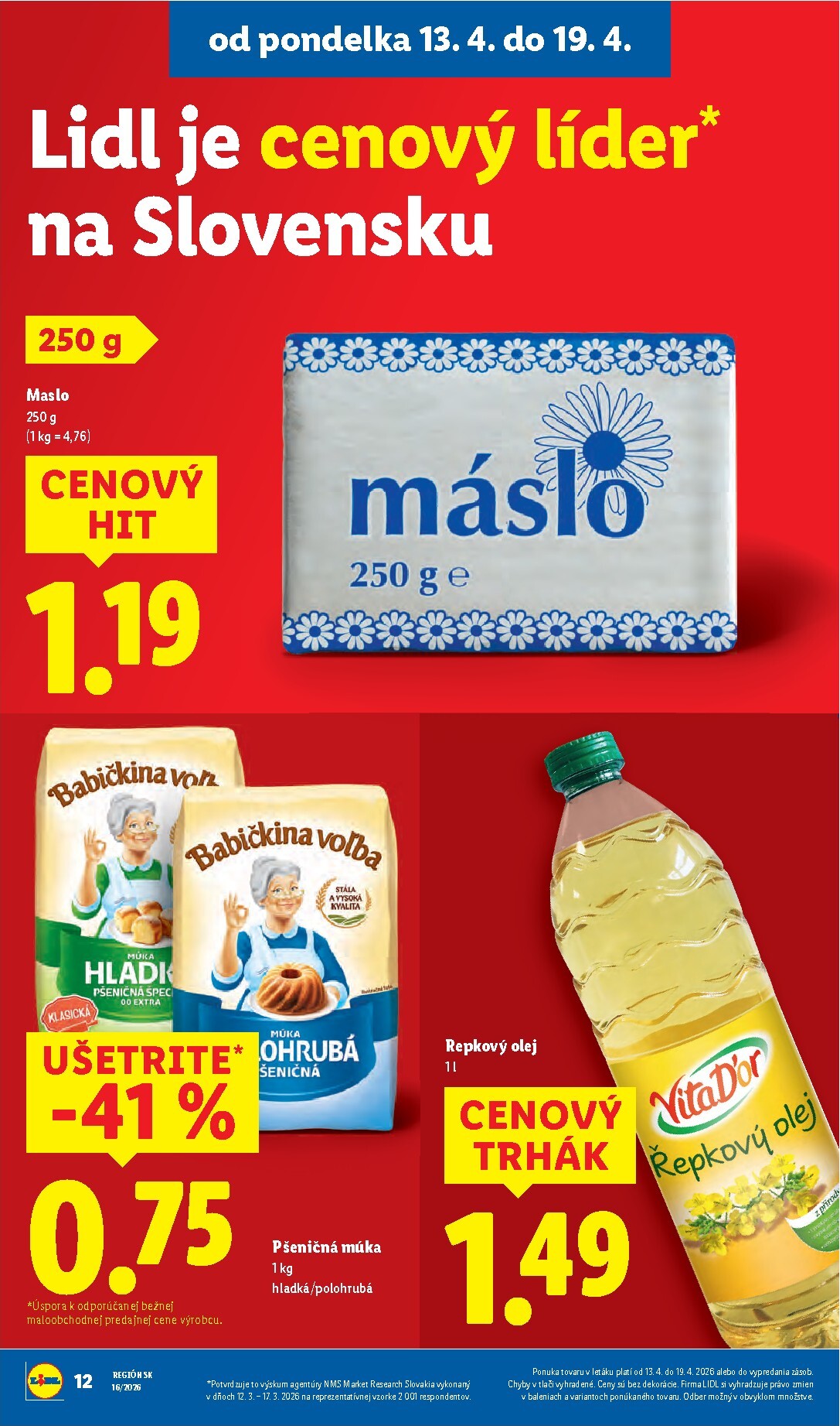 lidl - Nový leták Lidl platný od pondelka, 13.04.2026 do nedele, 19.04.2026 - page: 14