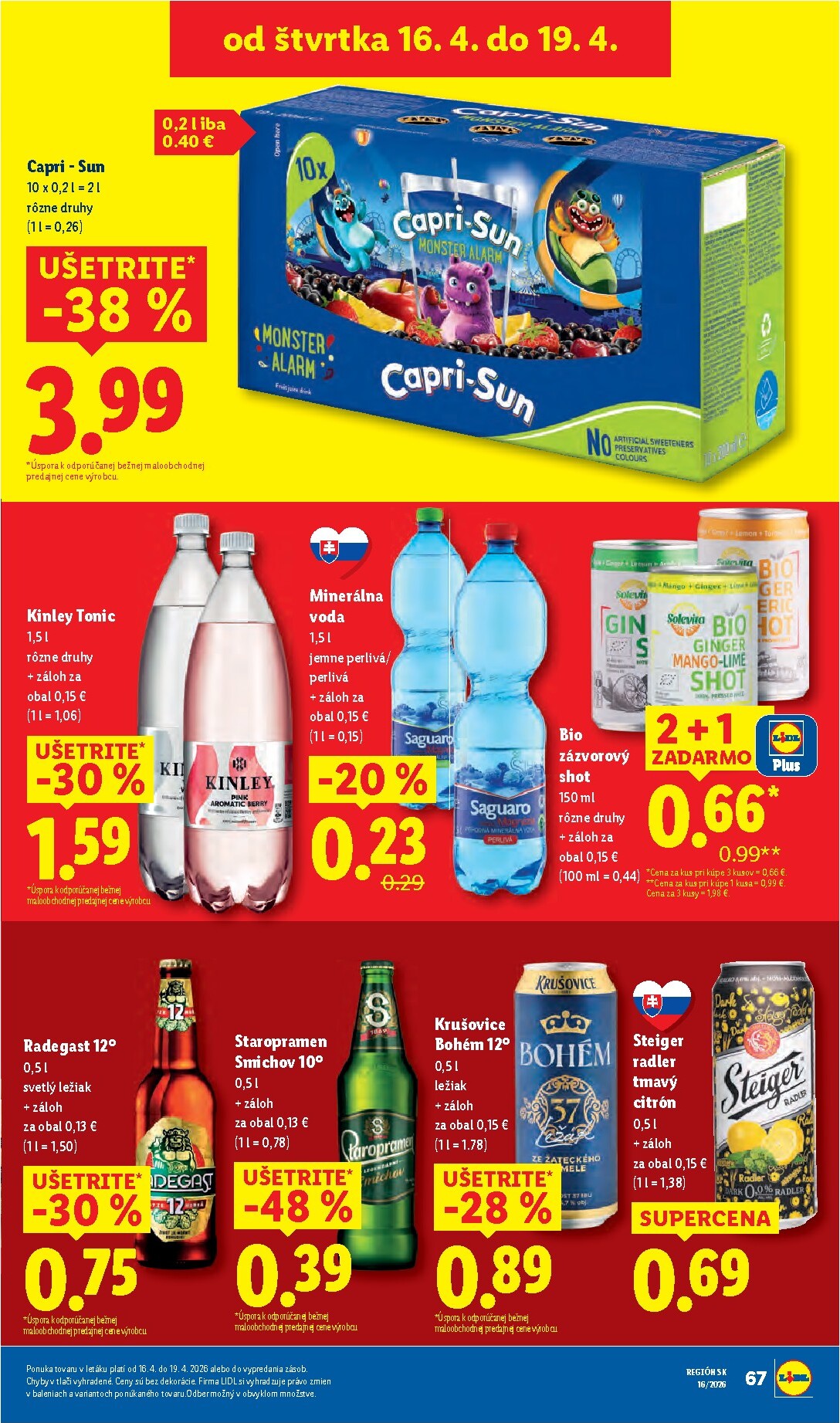 lidl - Nový leták Lidl platný od pondelka, 13.04.2026 do nedele, 19.04.2026 - page: 65