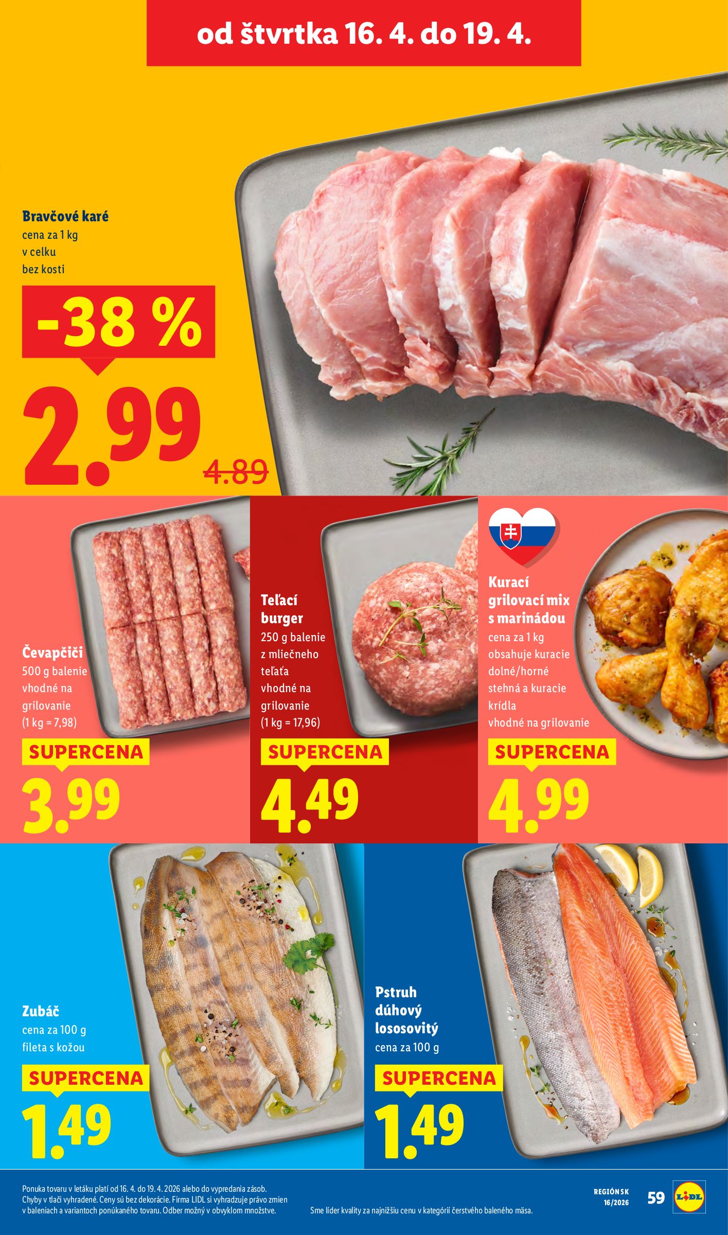 lidl - Aktuálny leták Lidl platný od pondelka, 13.04.2026 do nedele, 19.04.2026 - page: 59