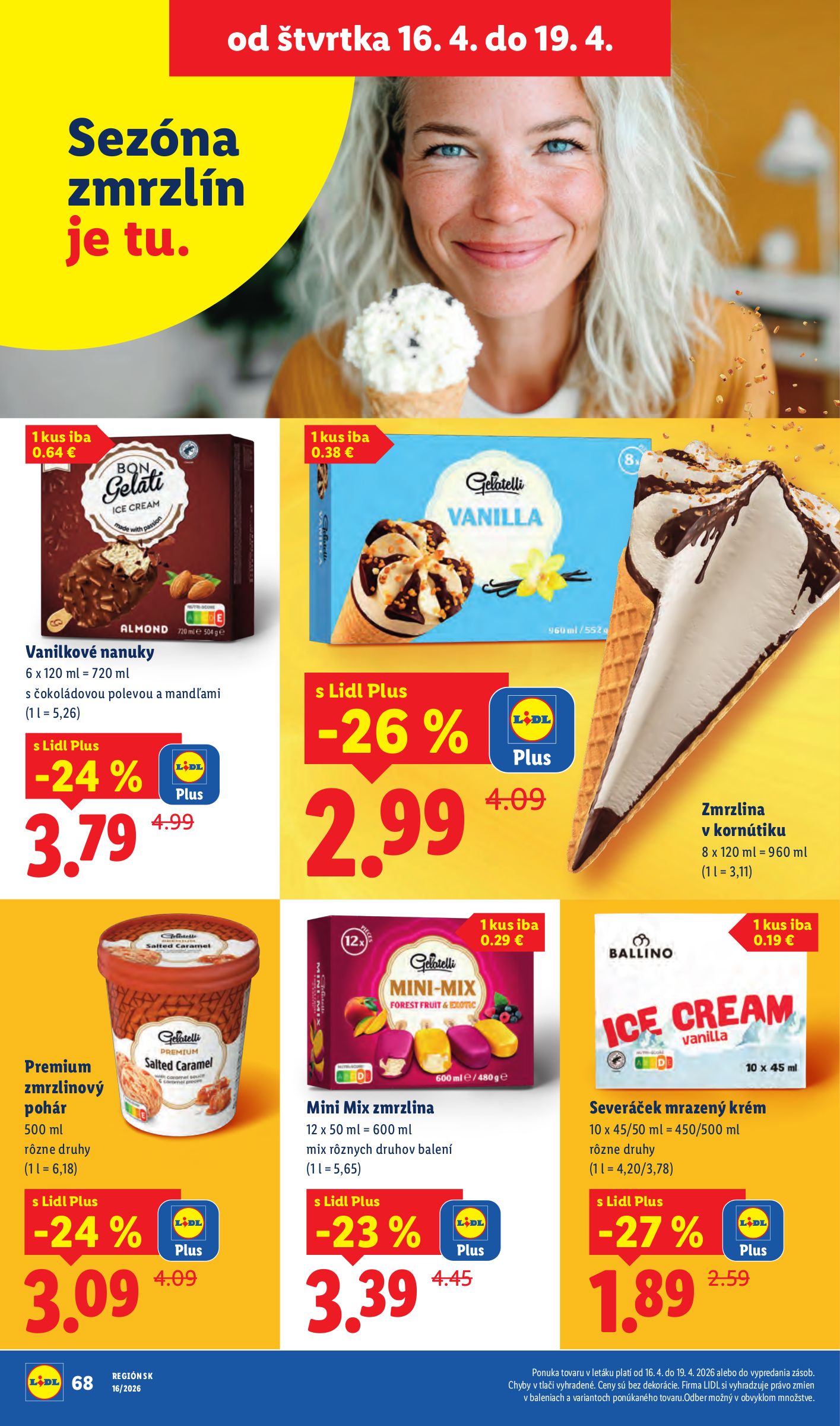 lidl - Aktuálny leták Lidl platný od pondelka, 13.04.2026 do nedele, 19.04.2026 - page: 68