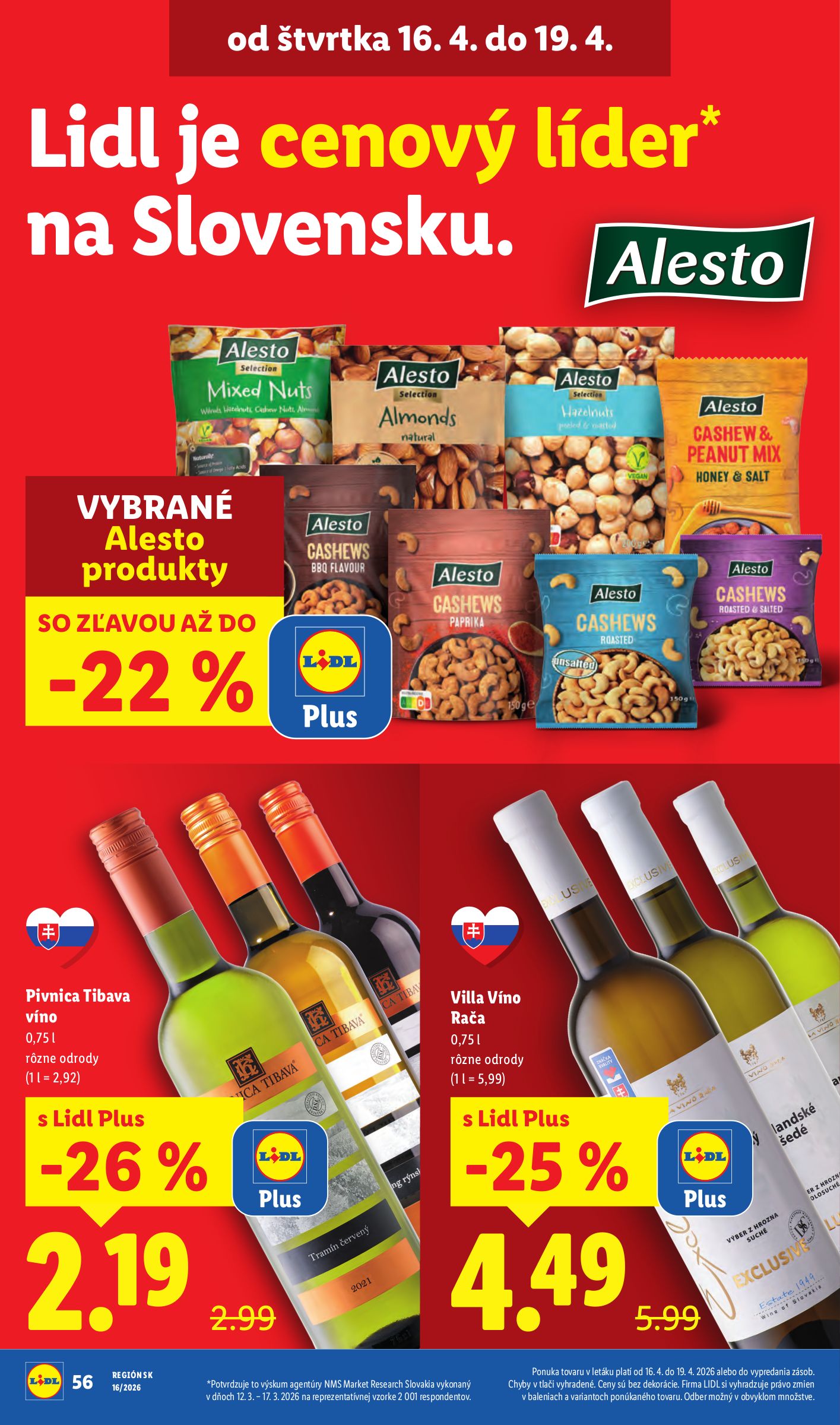 lidl - Aktuálny leták Lidl platný od pondelka, 13.04.2026 do nedele, 19.04.2026 - page: 56
