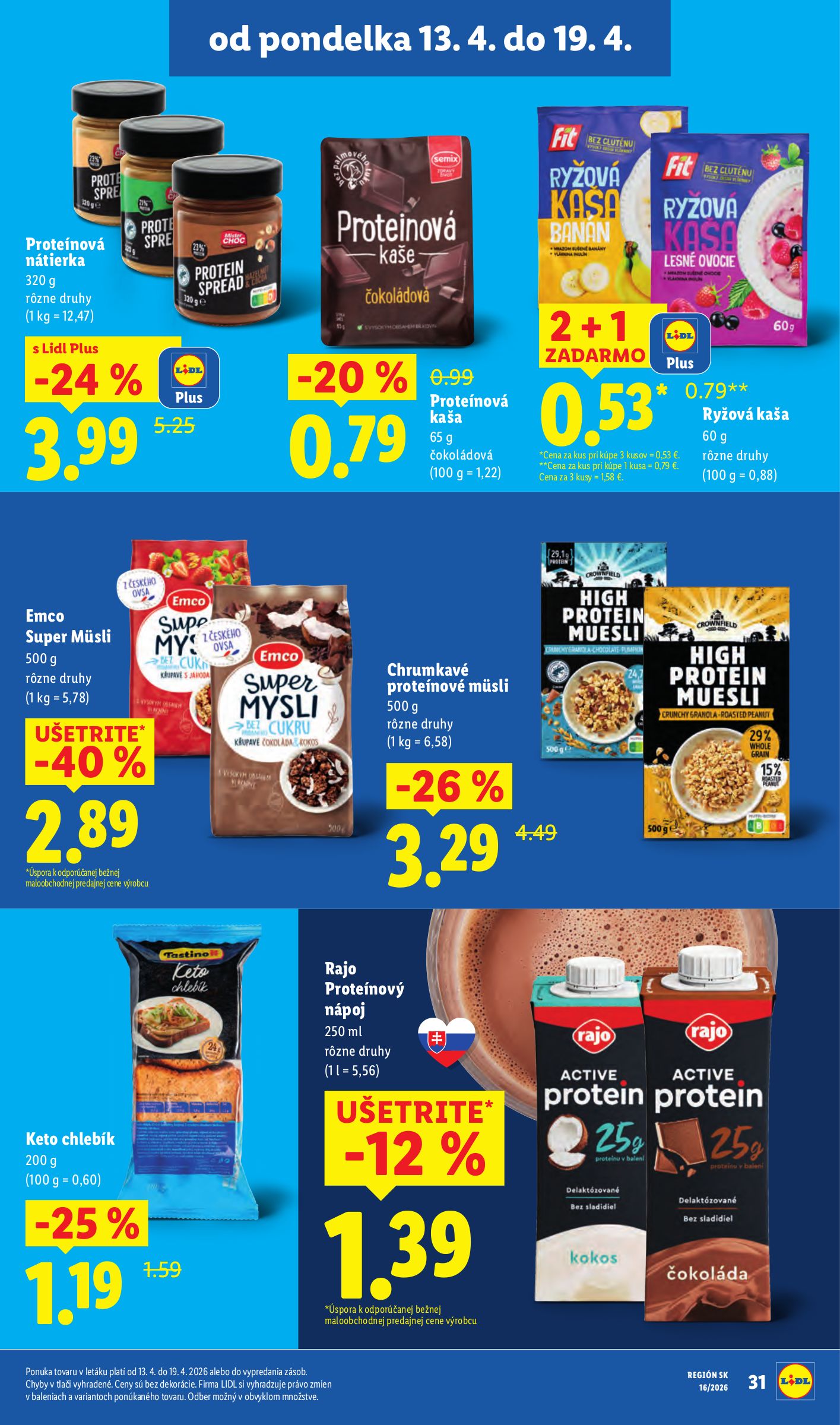 lidl - Aktuálny leták Lidl platný od pondelka, 13.04.2026 do nedele, 19.04.2026 - page: 33