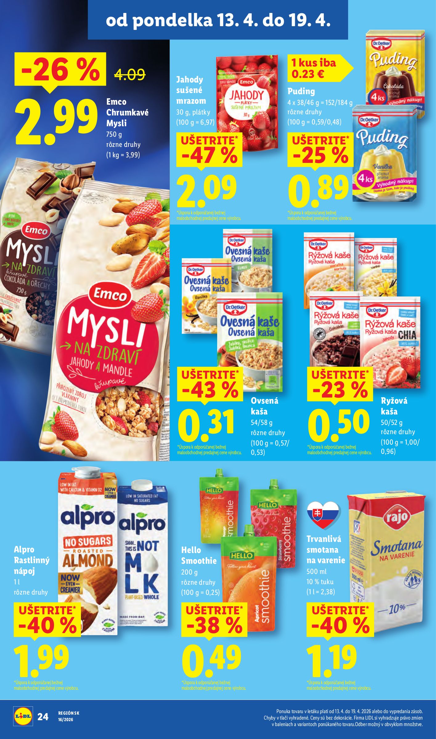 lidl - Aktuálny leták Lidl platný od pondelka, 13.04.2026 do nedele, 19.04.2026 - page: 26