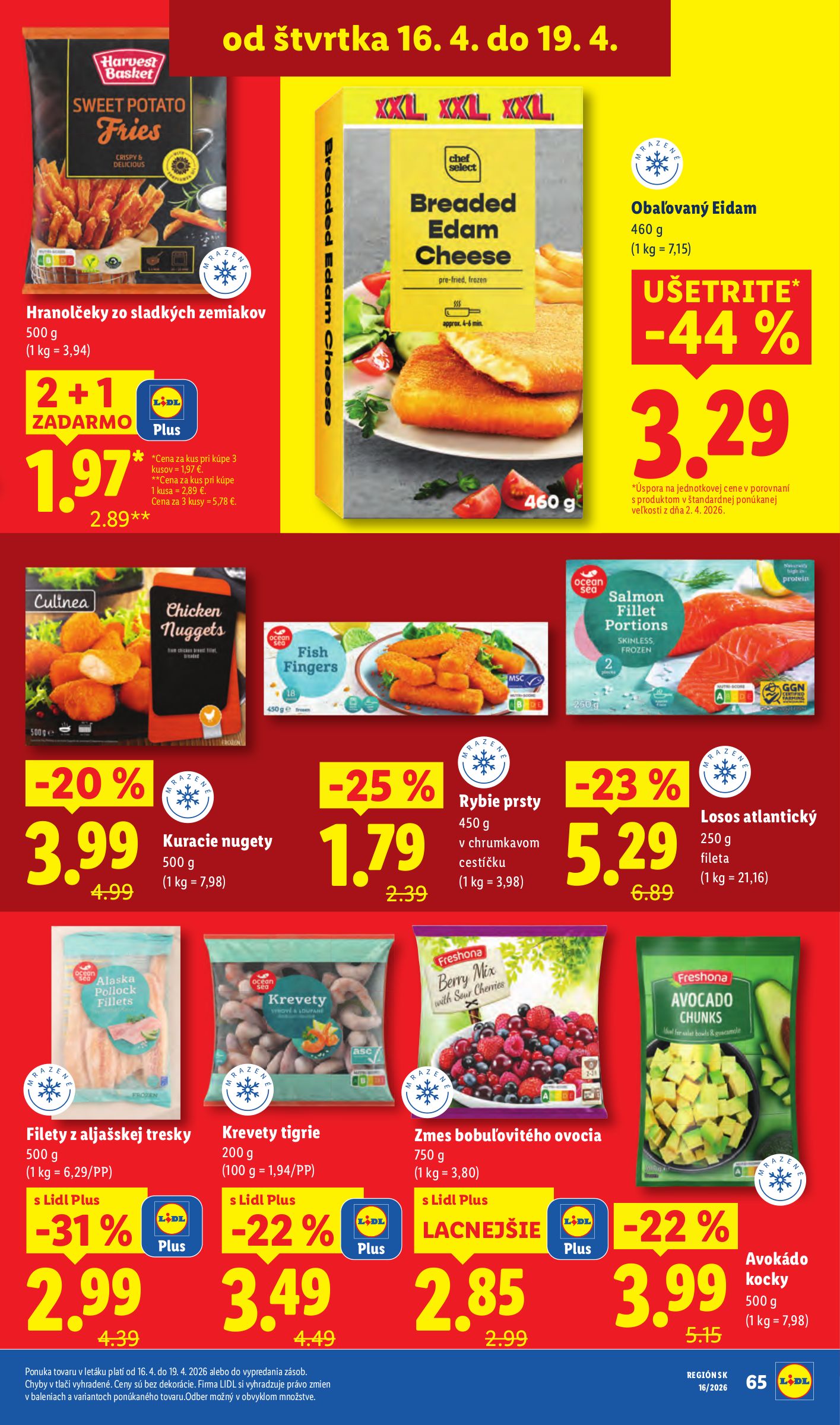 lidl - Aktuálny leták Lidl platný od pondelka, 13.04.2026 do nedele, 19.04.2026 - page: 65