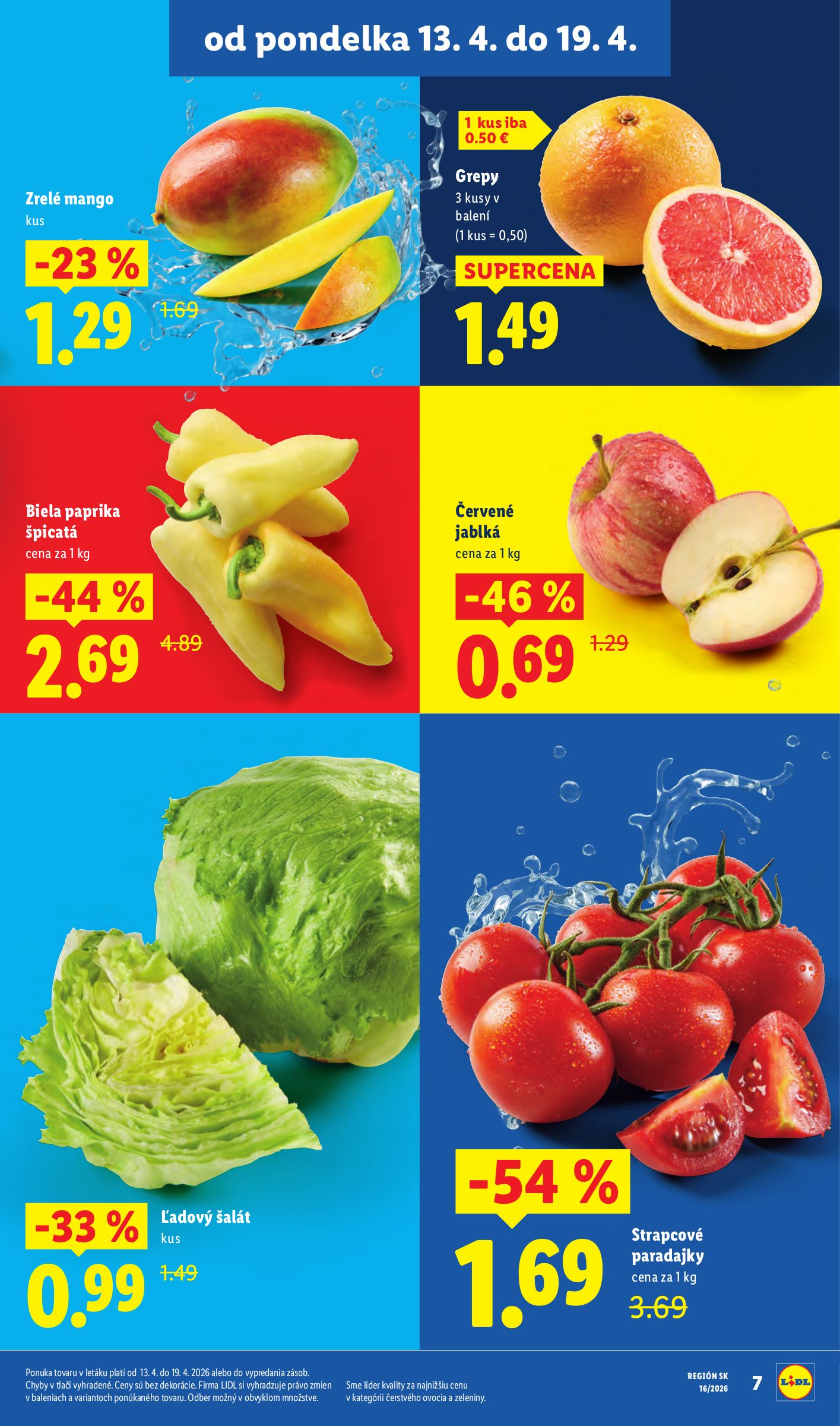 lidl - Aktuálny leták Lidl platný od pondelka, 13.04.2026 do nedele, 19.04.2026 - page: 7