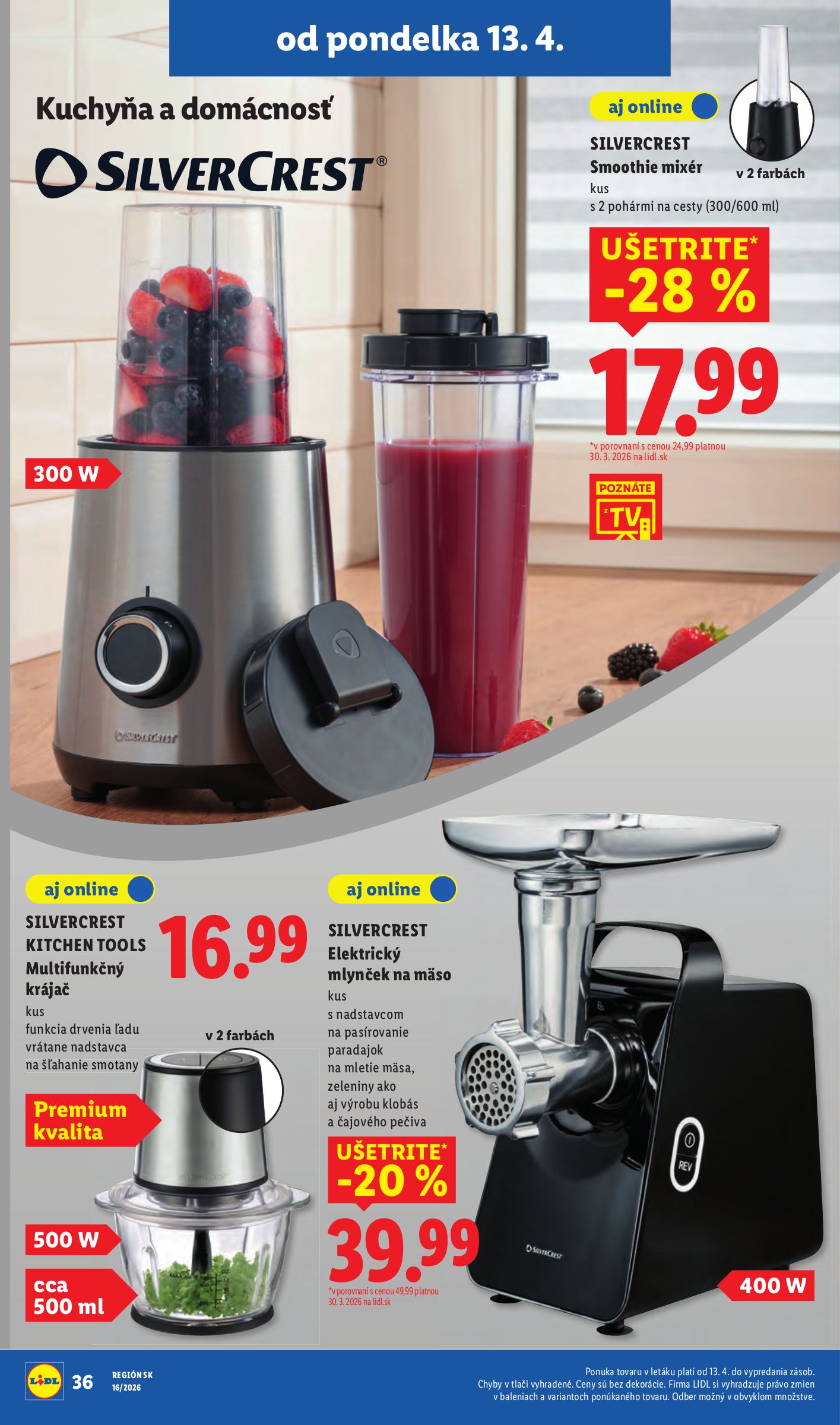 lidl - Aktuálny leták Lidl platný od pondelka, 13.04.2026 do nedele, 19.04.2026 - page: 40