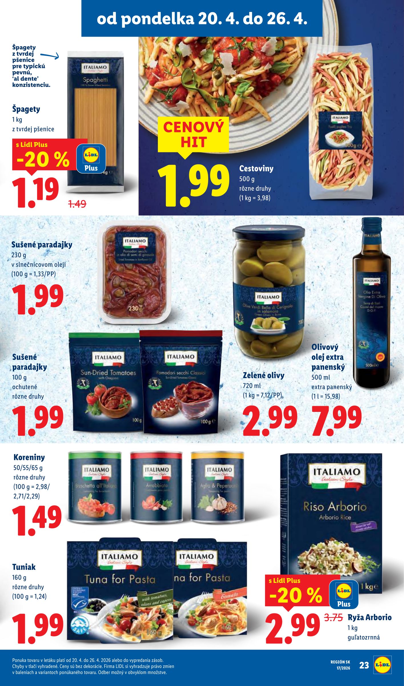 lidl - Nový leták Lidl od pondelka, 20.04.2026 do nedele, 26.04.2026 - page: 23