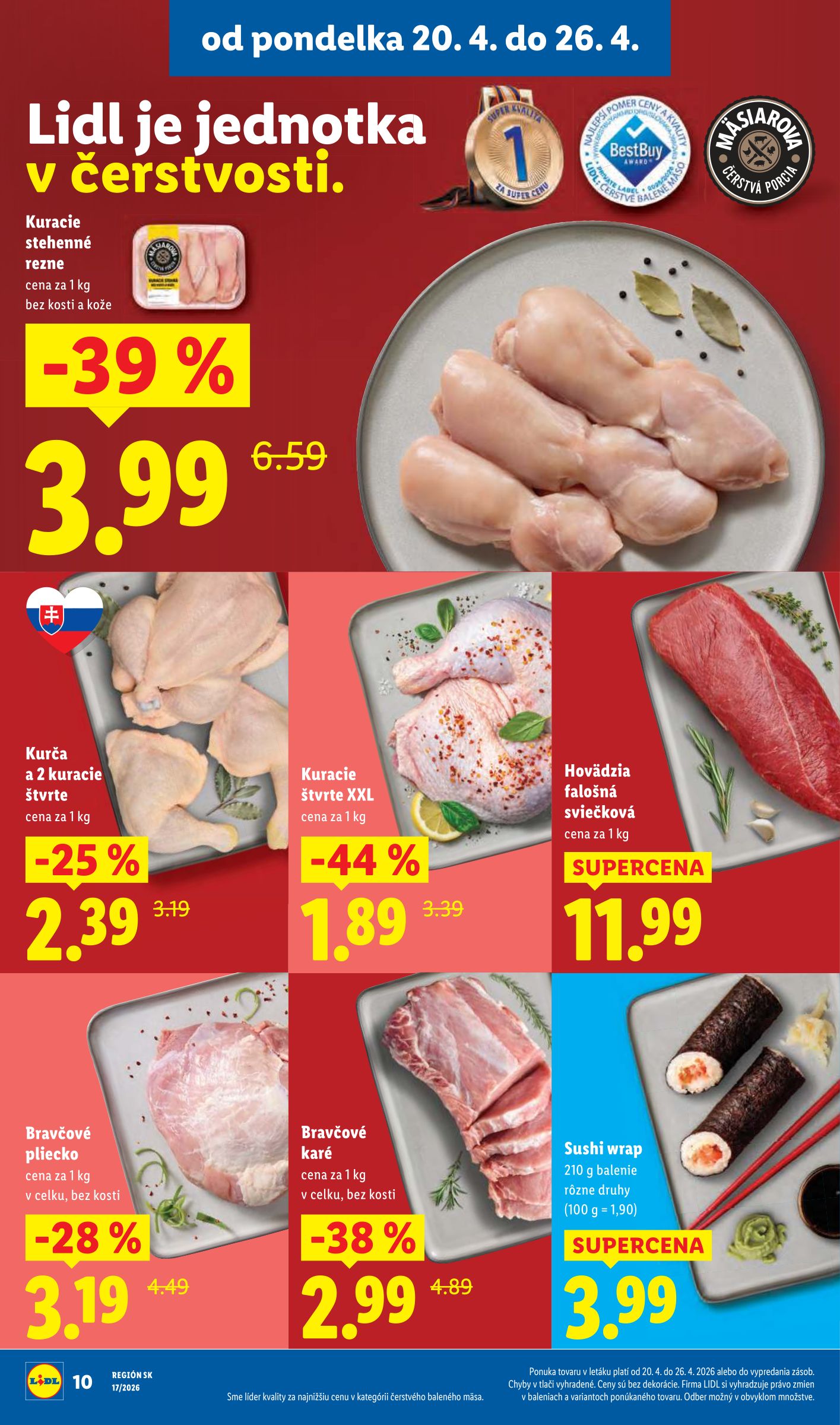 lidl - Nový leták Lidl od pondelka, 20.04.2026 do nedele, 26.04.2026 - page: 10
