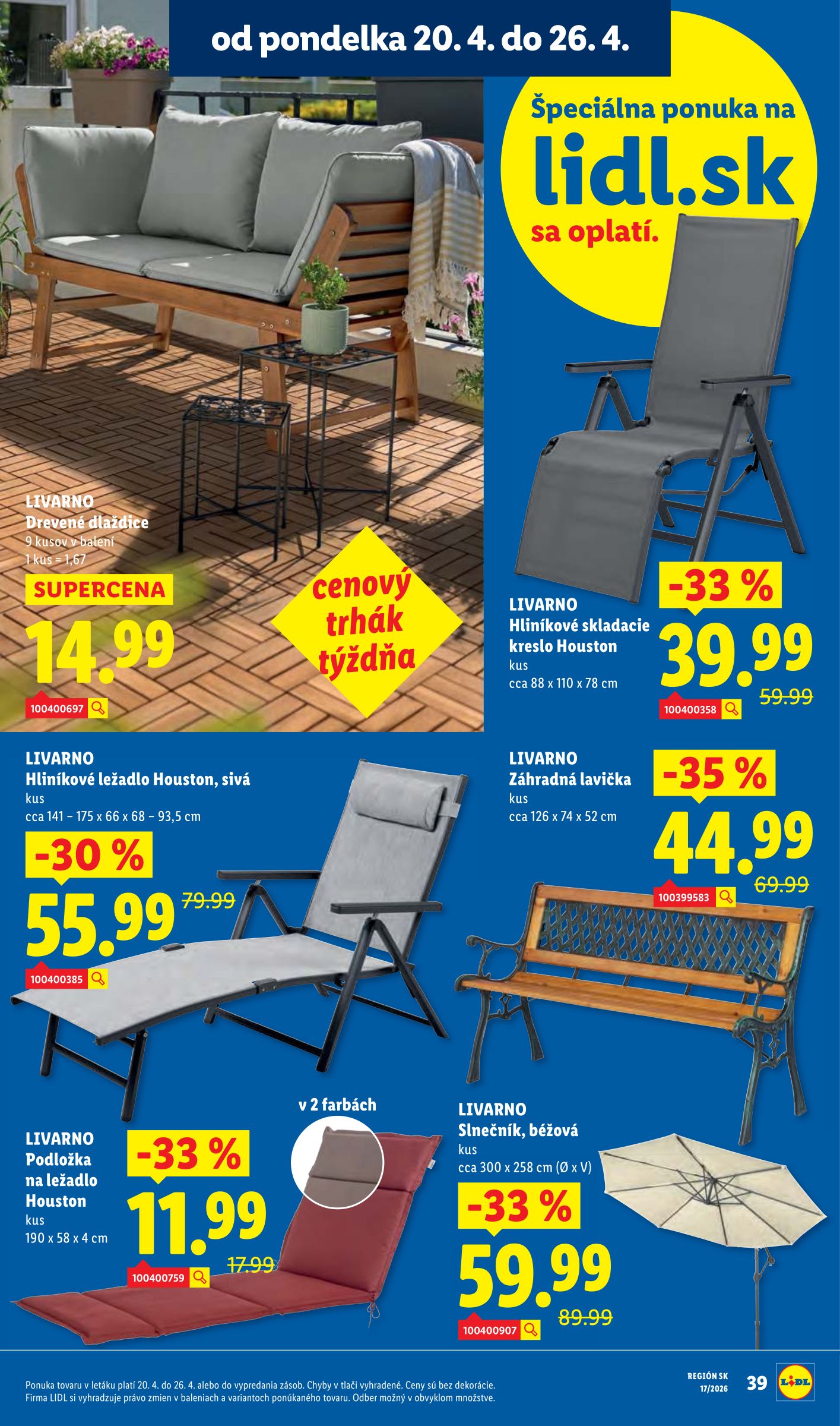 lidl - Nový leták Lidl od pondelka, 20.04.2026 do nedele, 26.04.2026 - page: 52