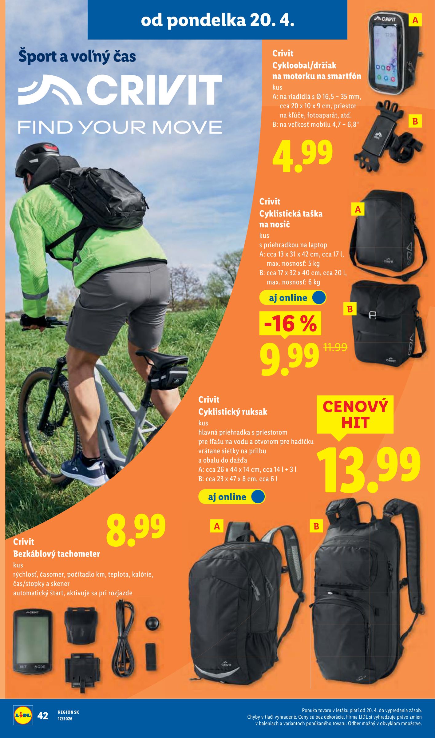 lidl - Nový leták Lidl od pondelka, 20.04.2026 do nedele, 26.04.2026 - page: 49