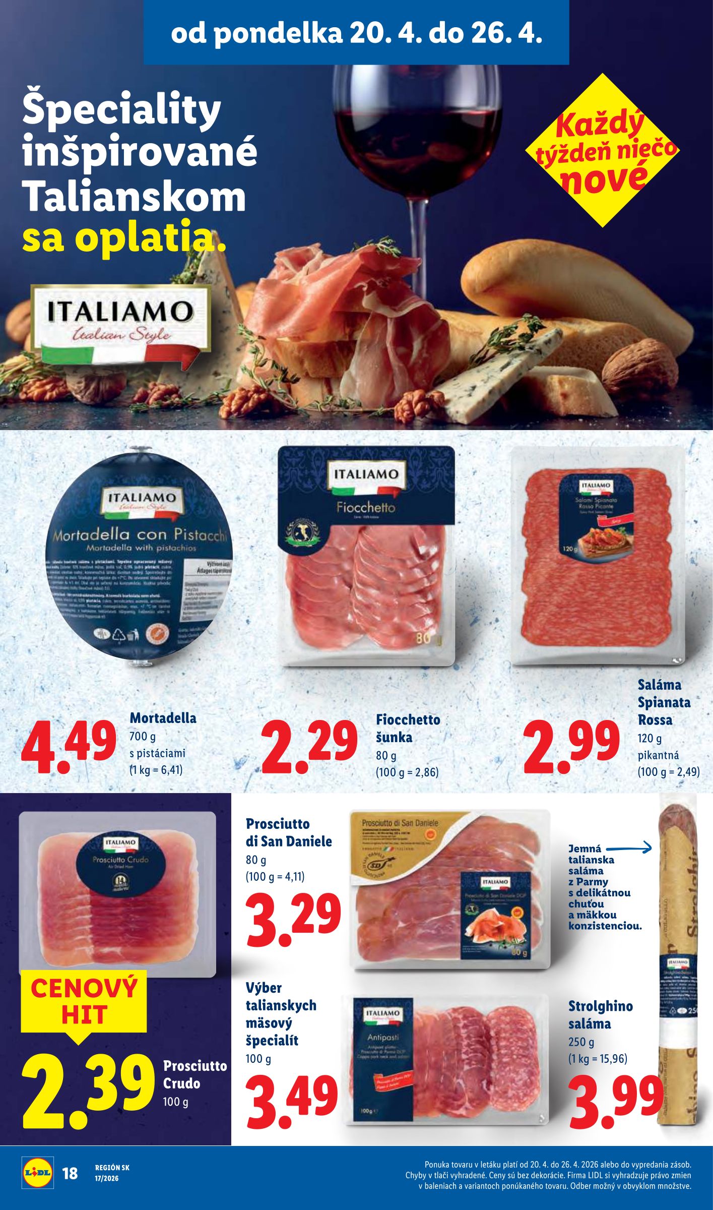 lidl - Nový leták Lidl od pondelka, 20.04.2026 do nedele, 26.04.2026 - page: 18
