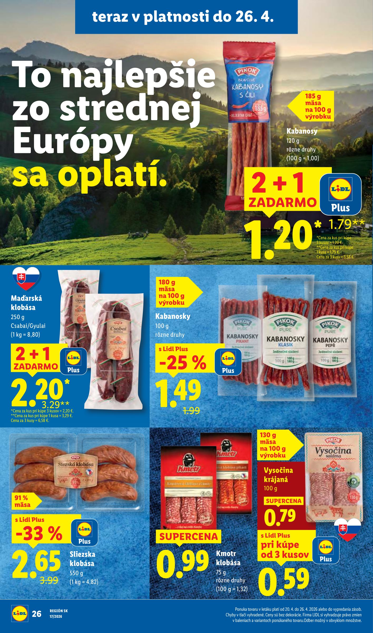 lidl - Aktuálny leták Lidl od pondelka, 20.04.2026 do nedele, 26.04.2026 - page: 54