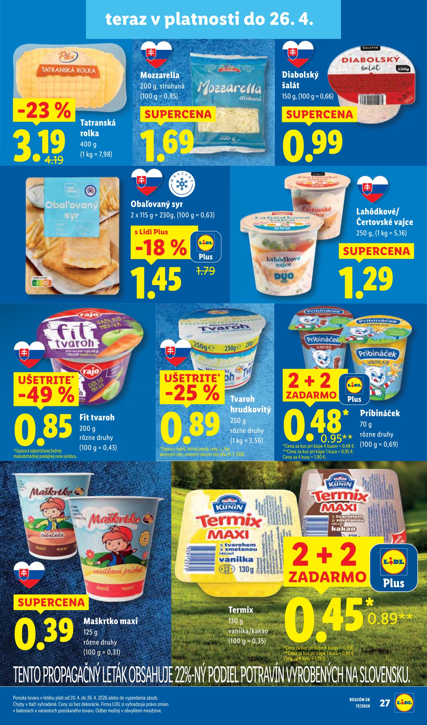 lidl - Aktuálny leták Lidl od pondelka, 20.04.2026 do nedele, 26.04.2026 - page: 55