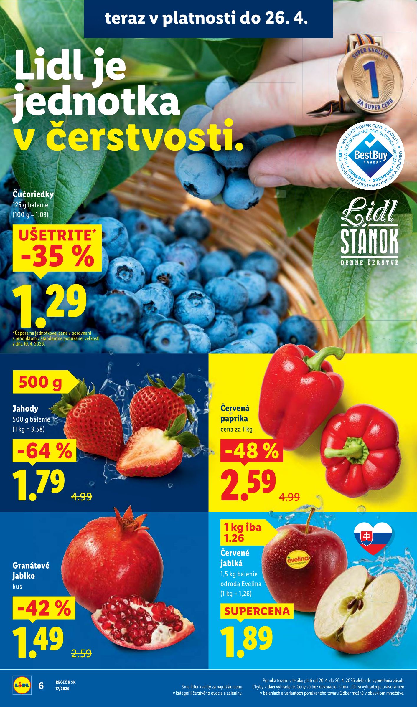 lidl - Aktuálny leták Lidl od pondelka, 20.04.2026 do nedele, 26.04.2026 - page: 10