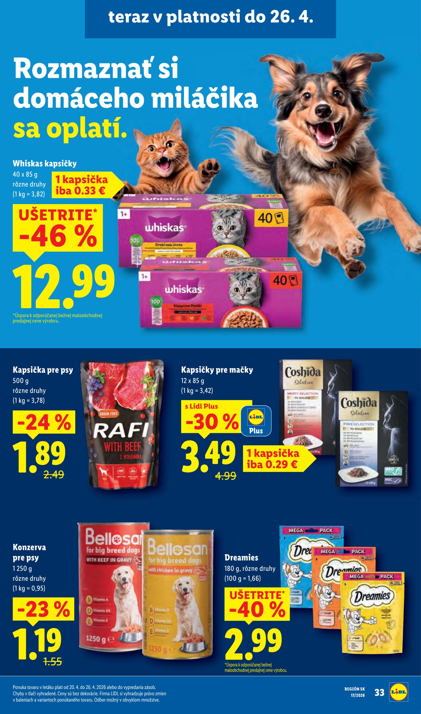 lidl - Aktuálny leták Lidl od pondelka, 20.04.2026 do nedele, 26.04.2026 - page: 61