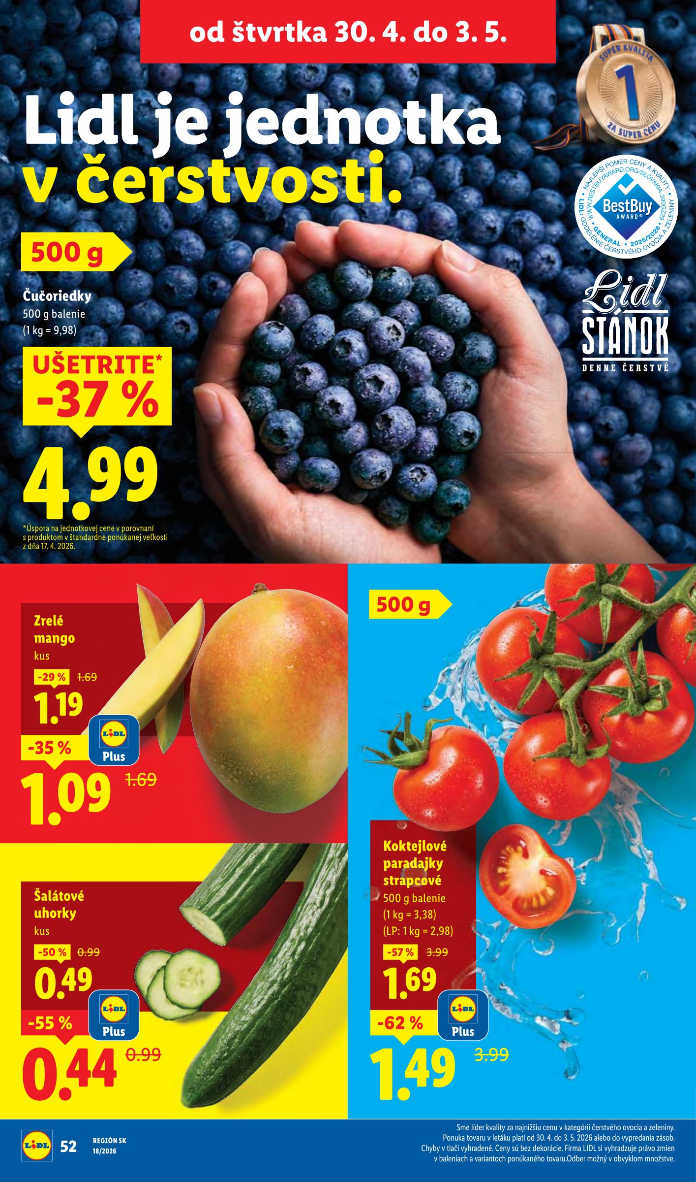 lidl - Nový leták Lidl od pondelka, 27.04.2026 do nedele, 03.05.2026 - page: 52