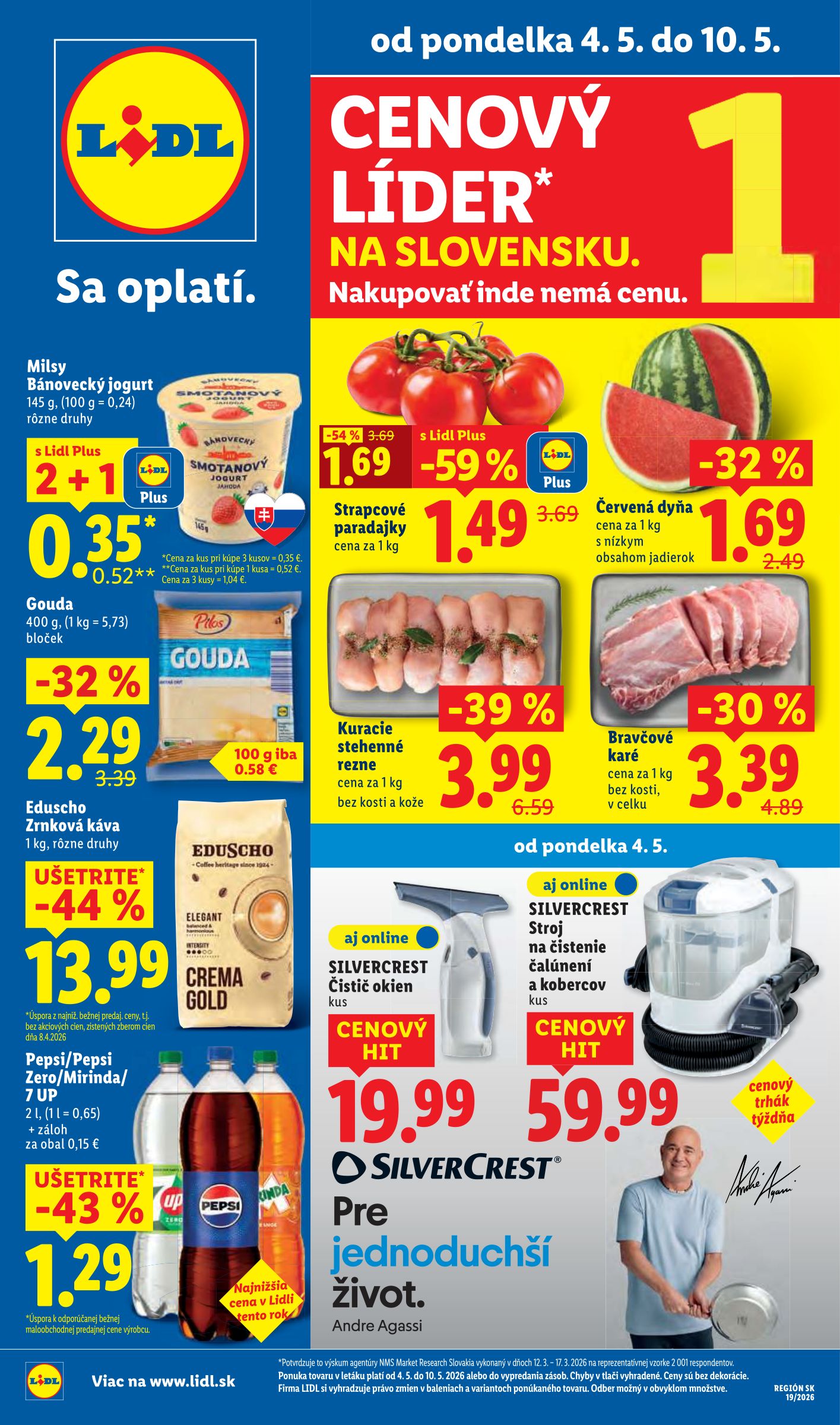 lidl - Nový leták Lidl od pondelka, 04.05.2026 do nedele, 10.05.2026
