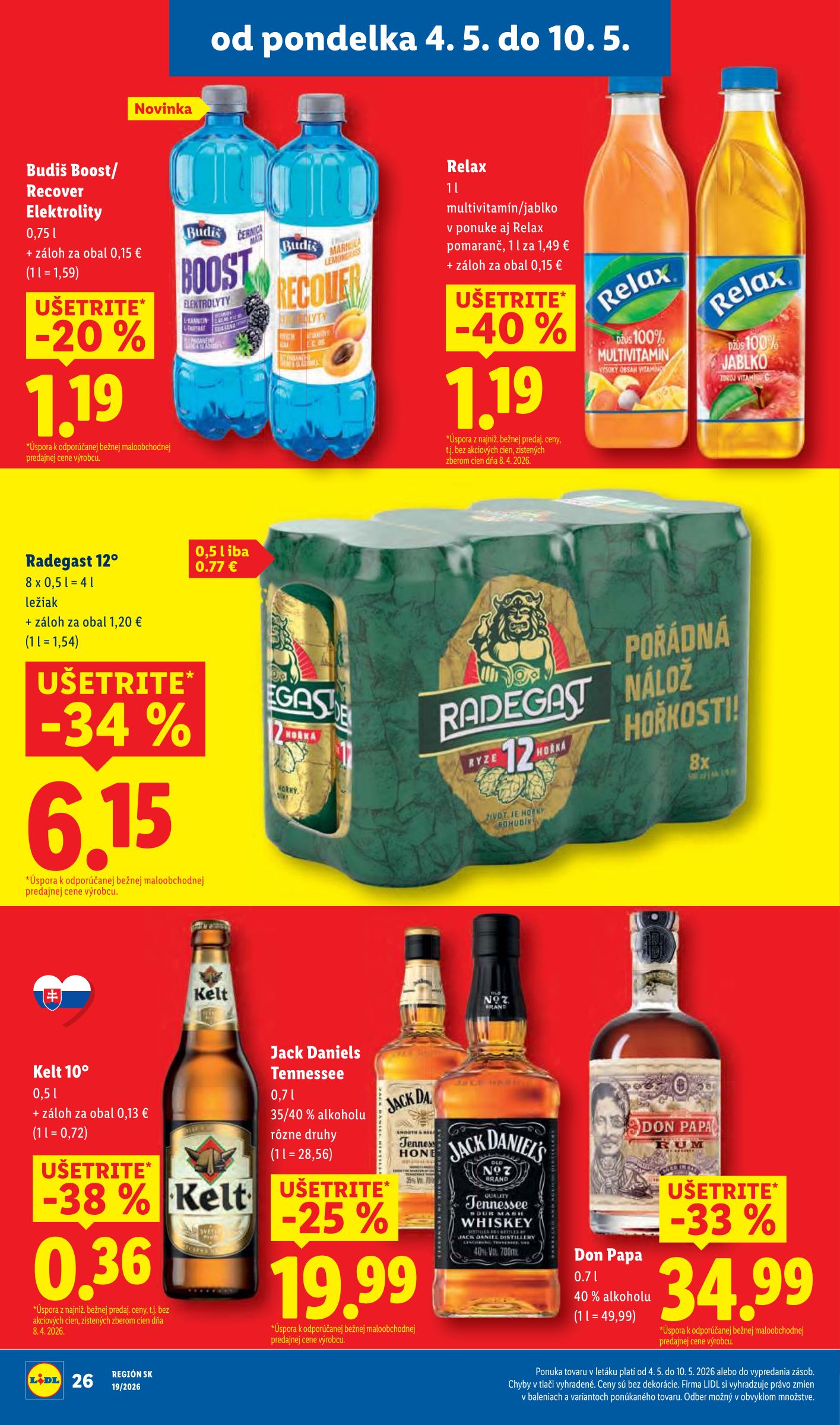 lidl - Nový leták Lidl od pondelka, 04.05.2026 do nedele, 10.05.2026 - page: 38