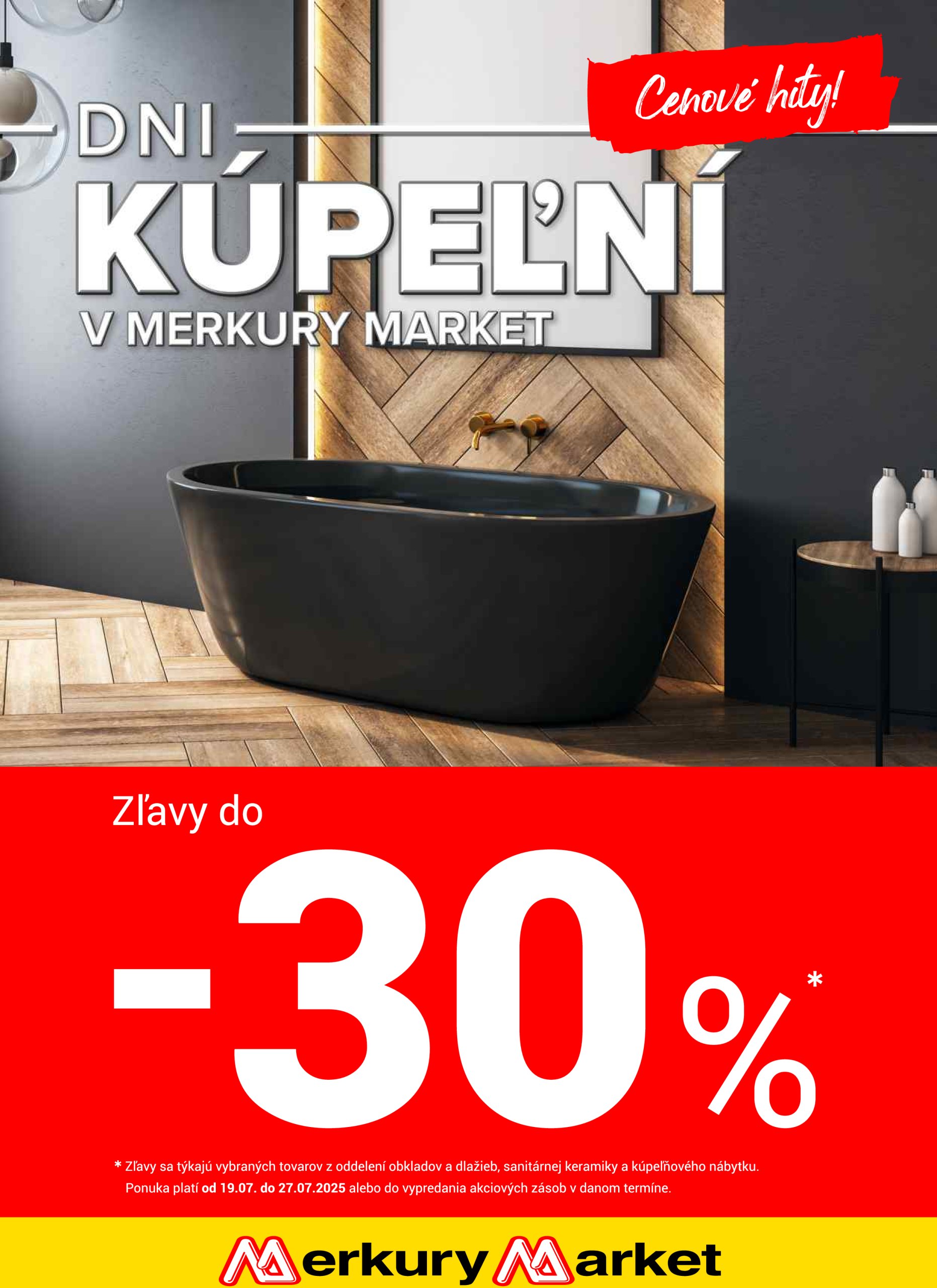 merkury-market - Leták Merkury Market - Dni kúpeľní platný od 19.07. do 27.07.