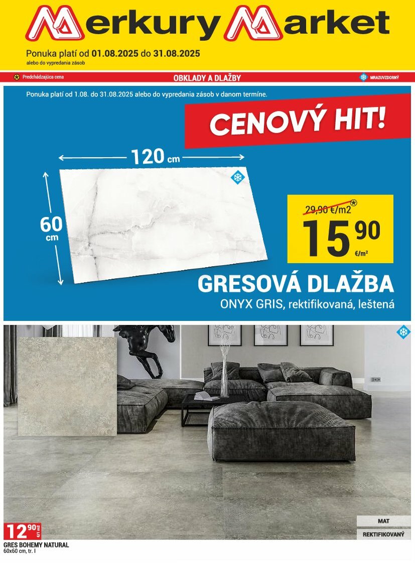 merkury-market - Leták Merkury Market platný od 01.08. do 31.08.