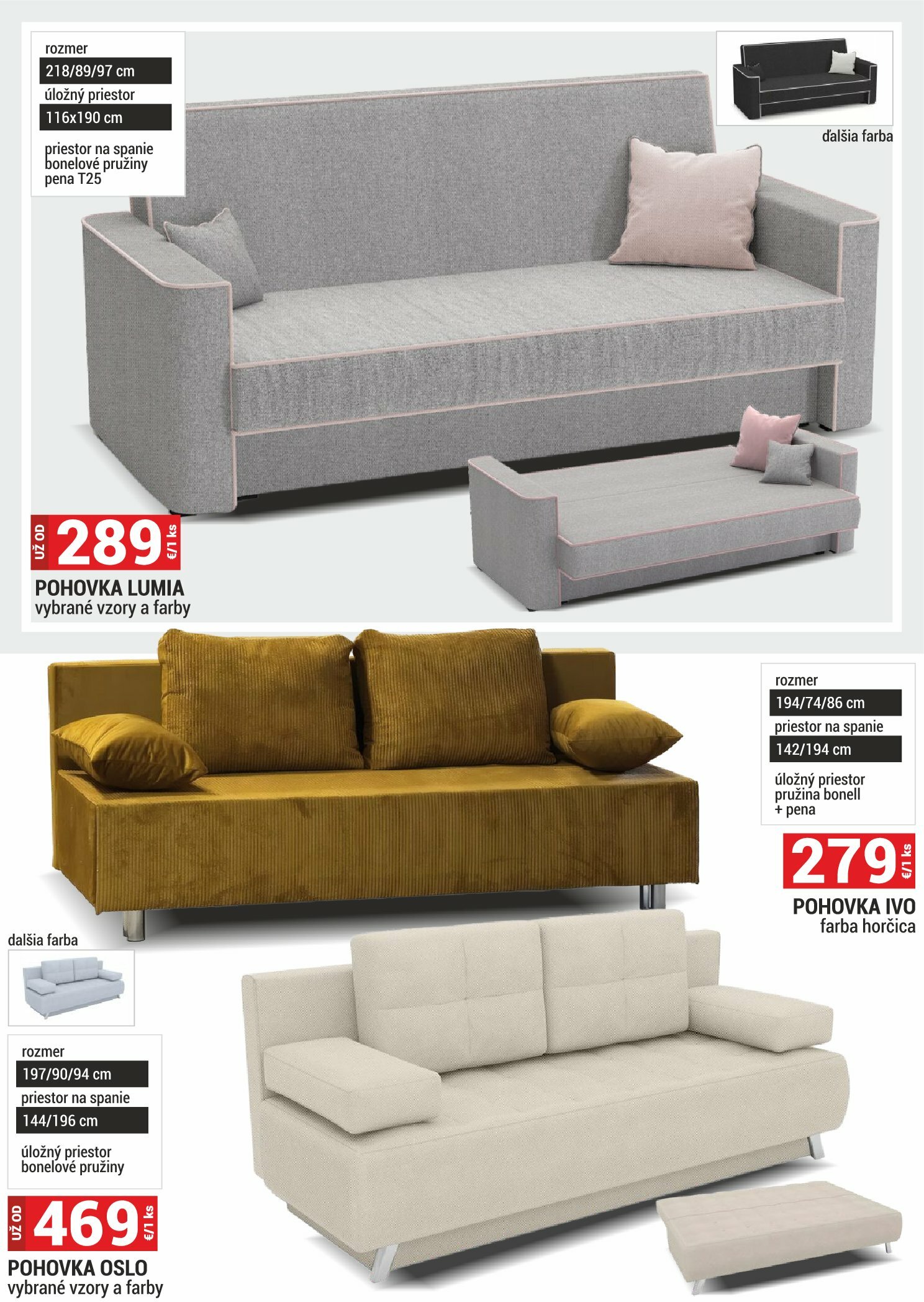 merkury-market - Leták Merkury Market - Nábytok, sedačky, matrace platný od 01.09. do 30.09. - page: 19