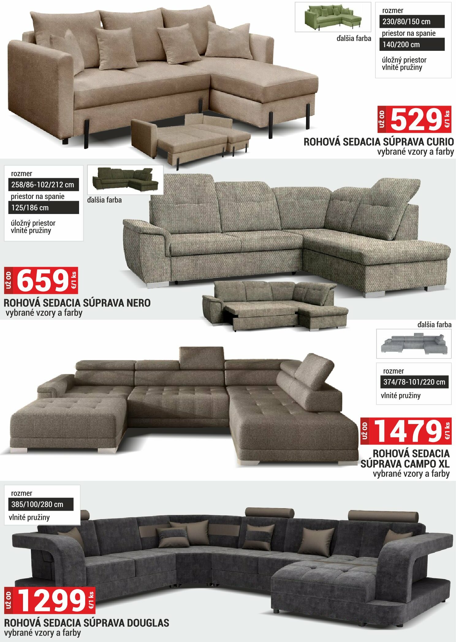 merkury-market - Leták Merkury Market - Nábytok, sedačky, matrace platný od 01.09. do 30.09. - page: 43