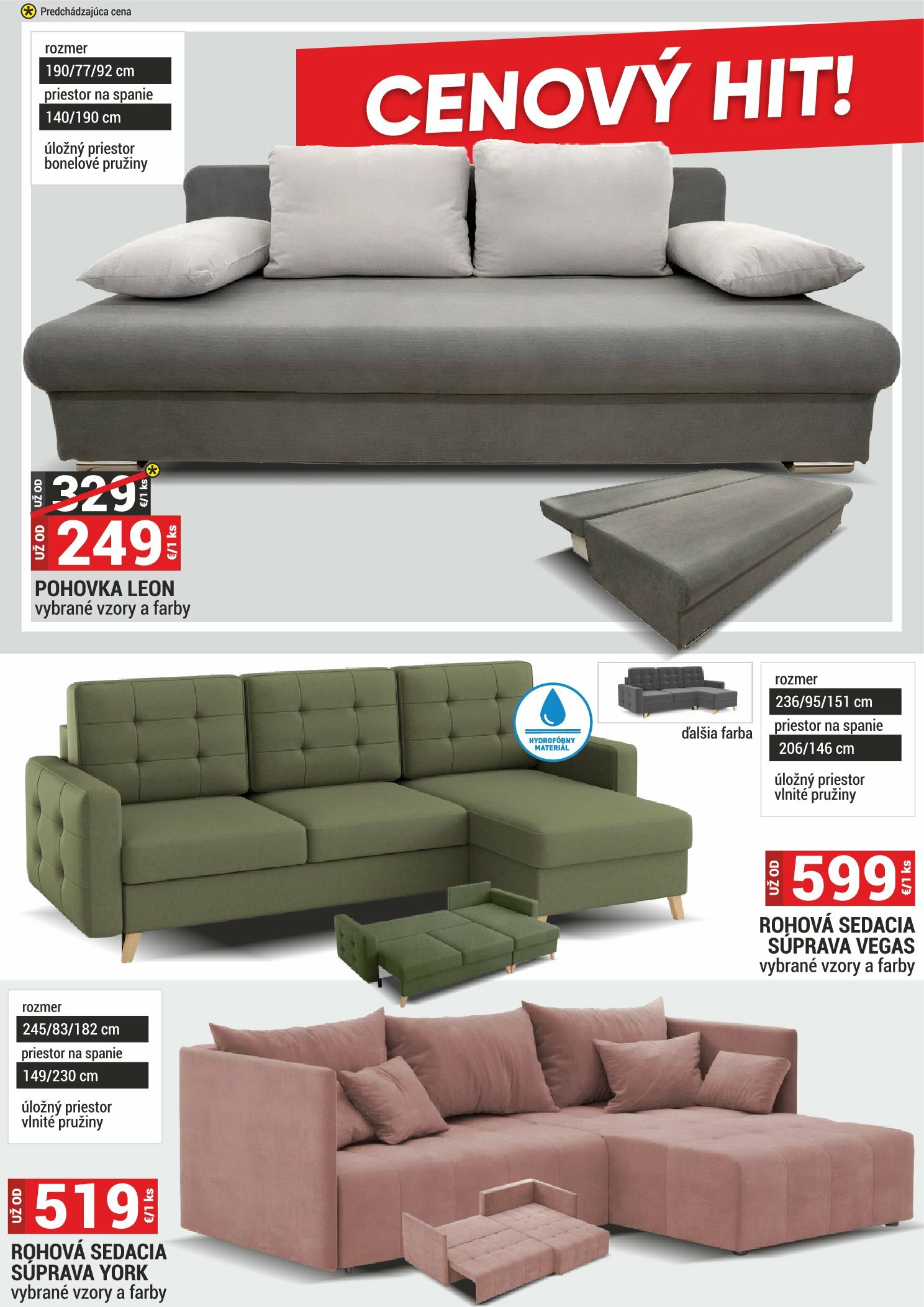 merkury-market - Leták Merkury Market - Nábytok, sedačky, matrace platný od 01.09. do 30.09. - page: 17