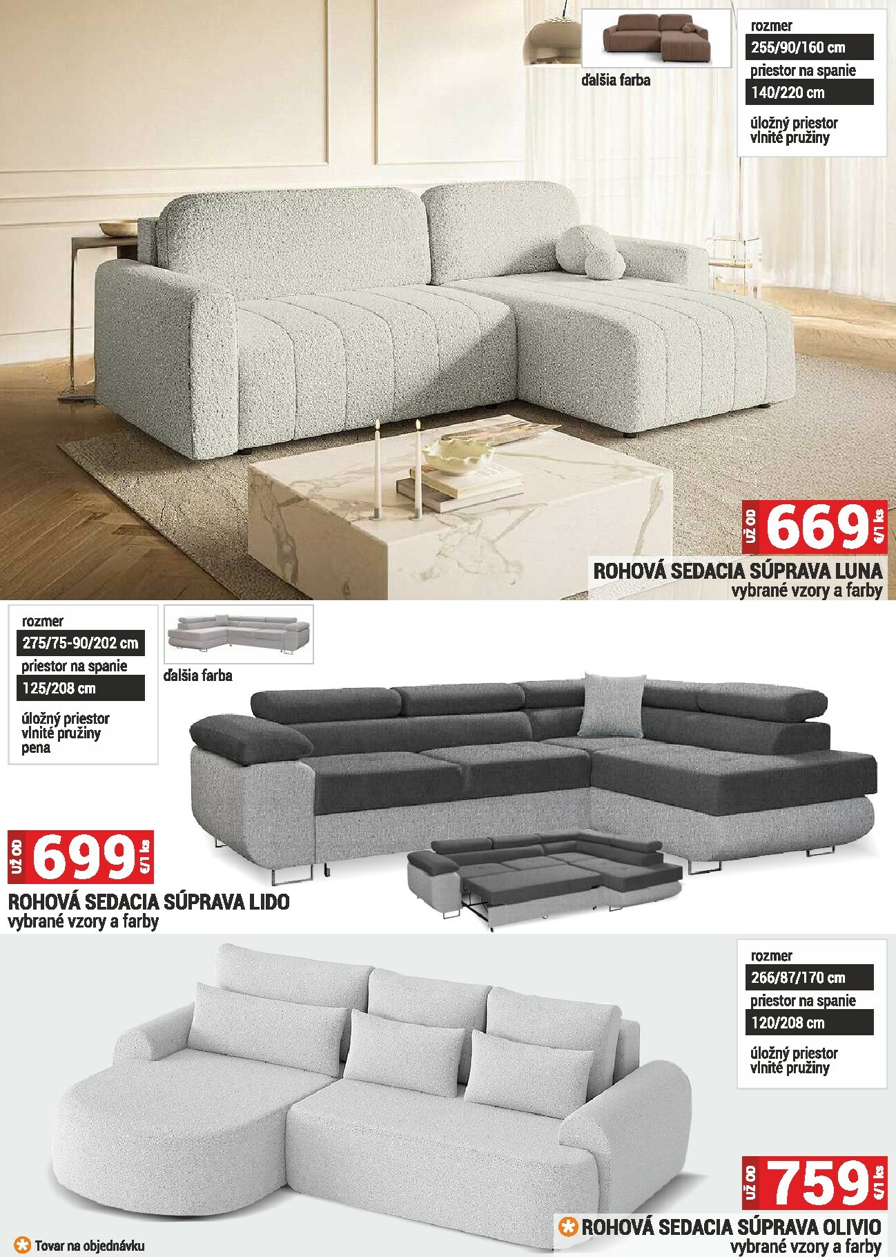 merkury-market - Leták Merkury Market - Nábytok, sedačky, matrace platný od 01.10. do 31.10. - page: 4