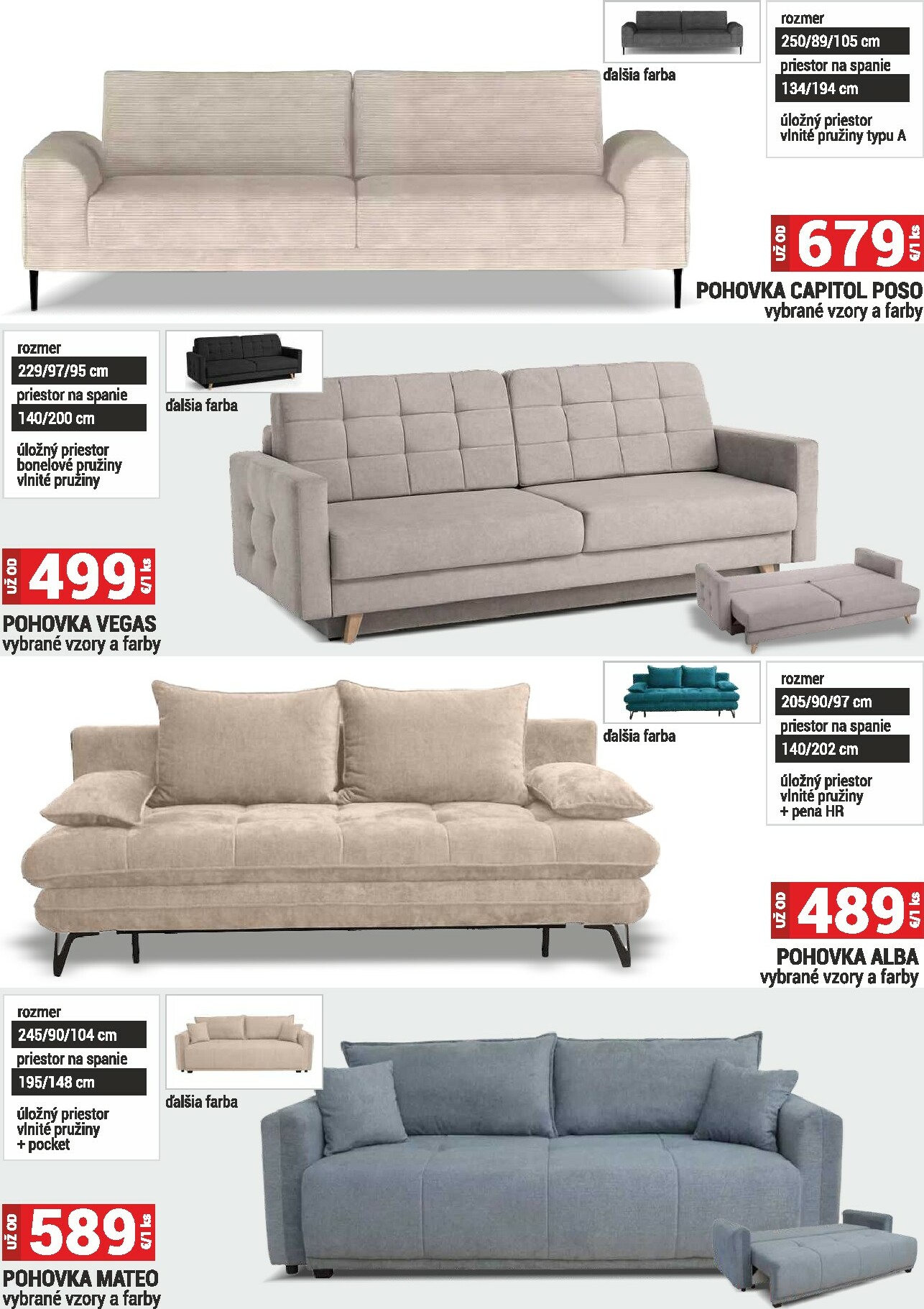 merkury-market - Leták Merkury Market - Nábytok, sedačky, matrace platný od 01.10. do 31.10. - page: 13