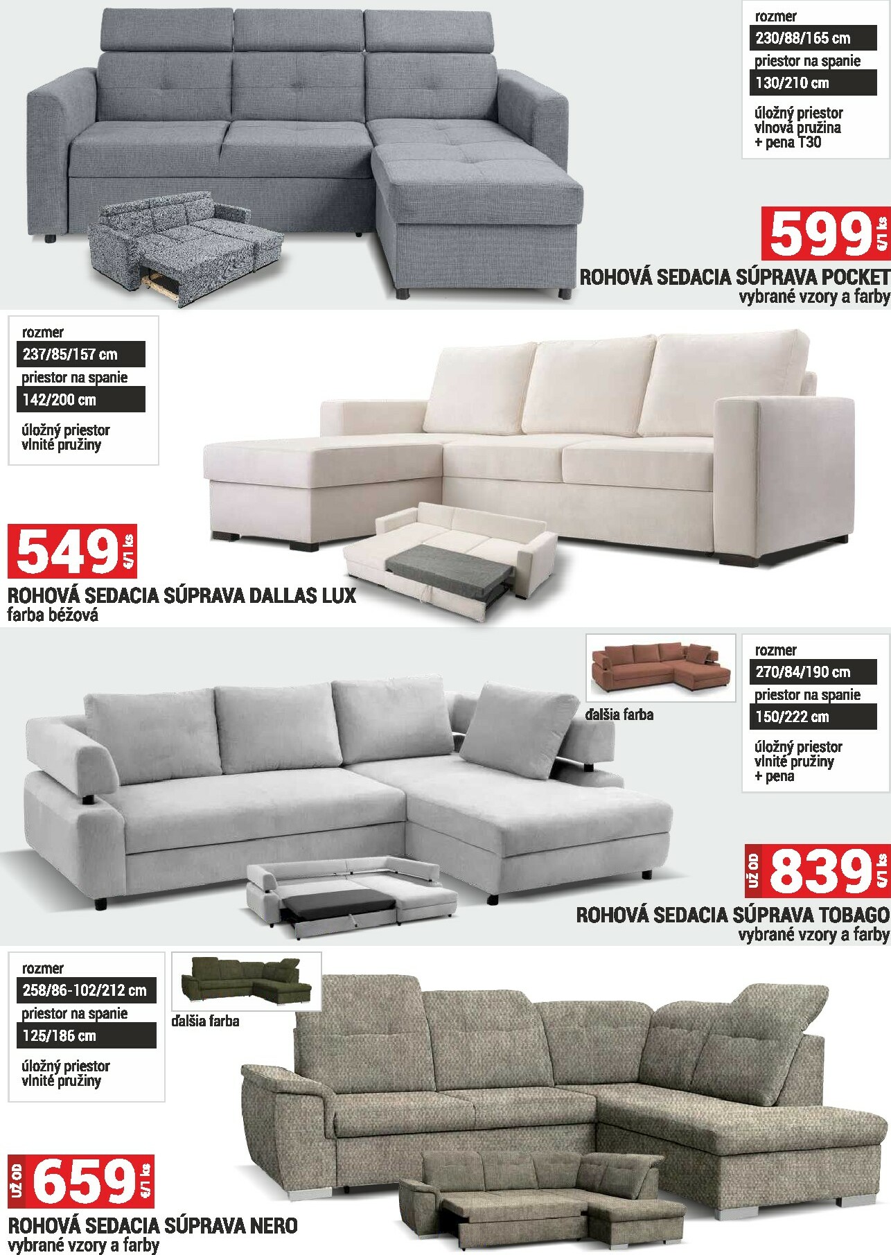 merkury-market - Leták Merkury Market - Nábytok, sedačky, matrace platný od 01.11. do 30.11. - page: 8