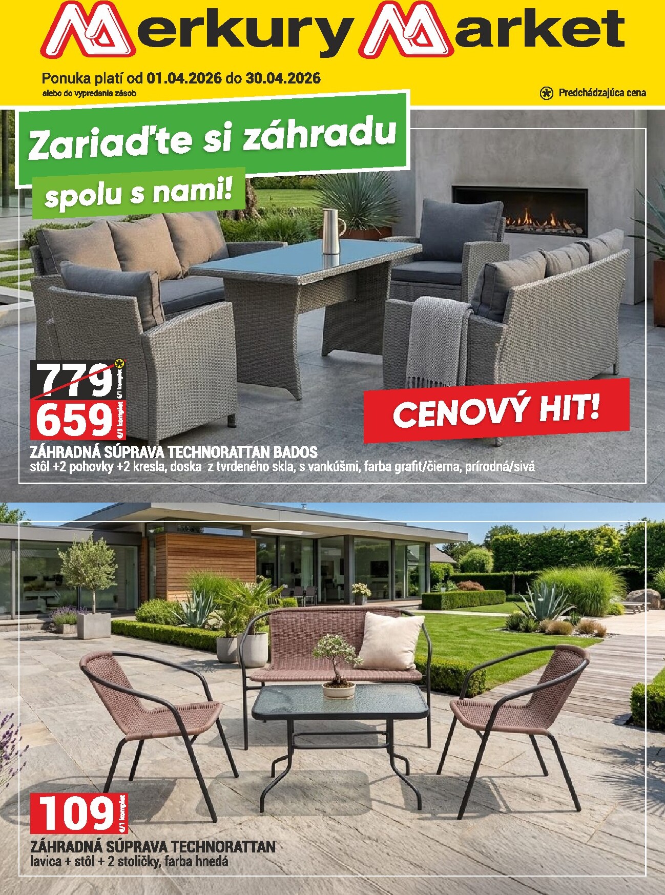 merkury-market - Leták Merkury Market - Záhrada platný od 01.04.2026 do 30.04.2026