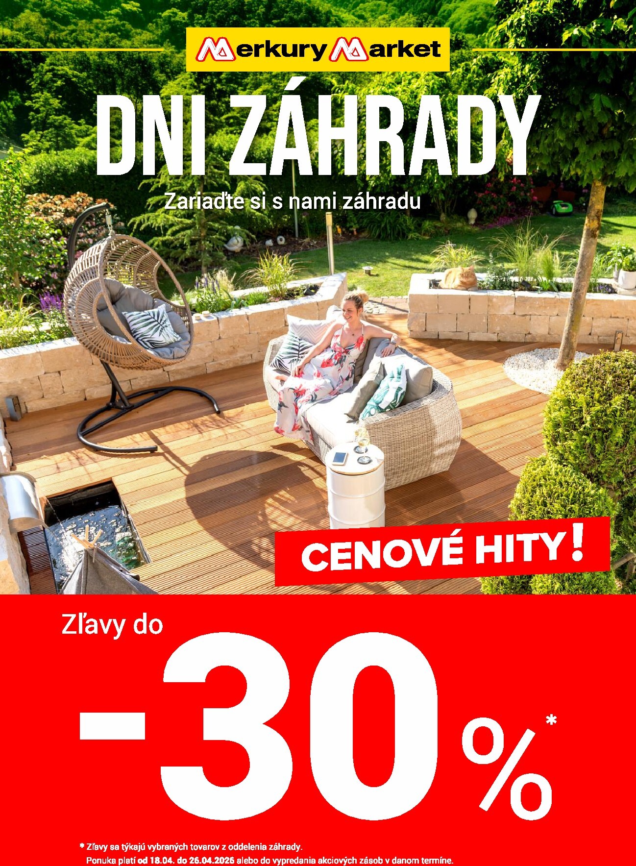 merkury-market - Aktuálny leták Merkury Market - Dni záhrady od soboty, 18.04.2026 do nedele, 26.04.2026 - page: 1